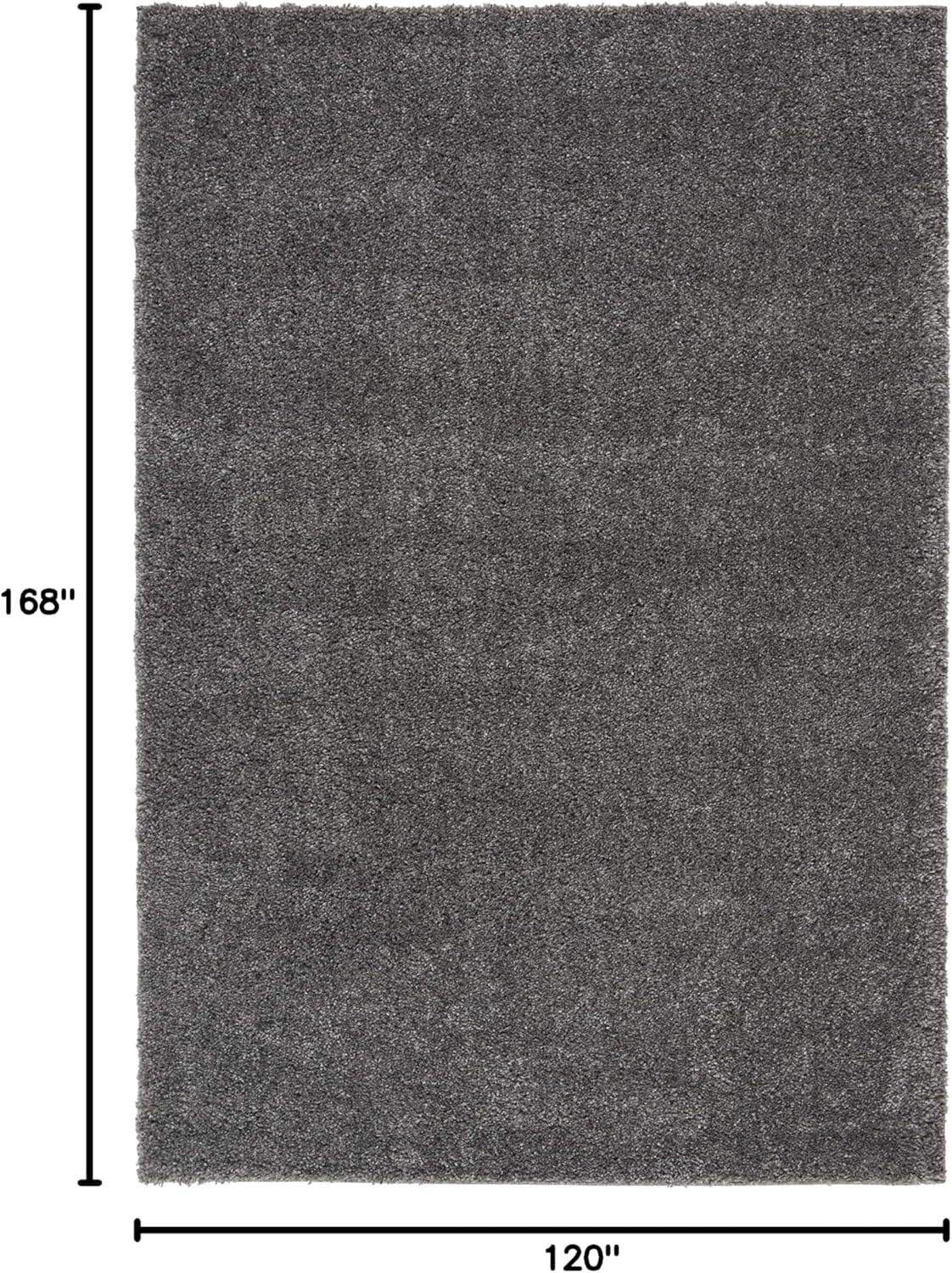 image:imageSAFAVIEH Area Rug 8x10 August Shag Collection Large White Solid Pattern NonShedding amp Easy Cleaning Plush Thick Pile Ideal for Living Room Bedroom Dining Space AUG900AGrey