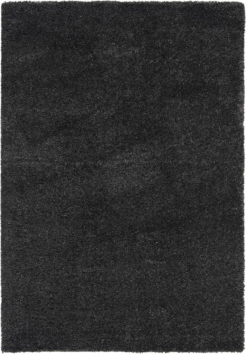 image:imageSAFAVIEH Area Rug 8x10 August Shag Collection Large White Solid Pattern NonShedding amp Easy Cleaning Plush Thick Pile Ideal for Living Room Bedroom Dining Space AUG900ACharcoal