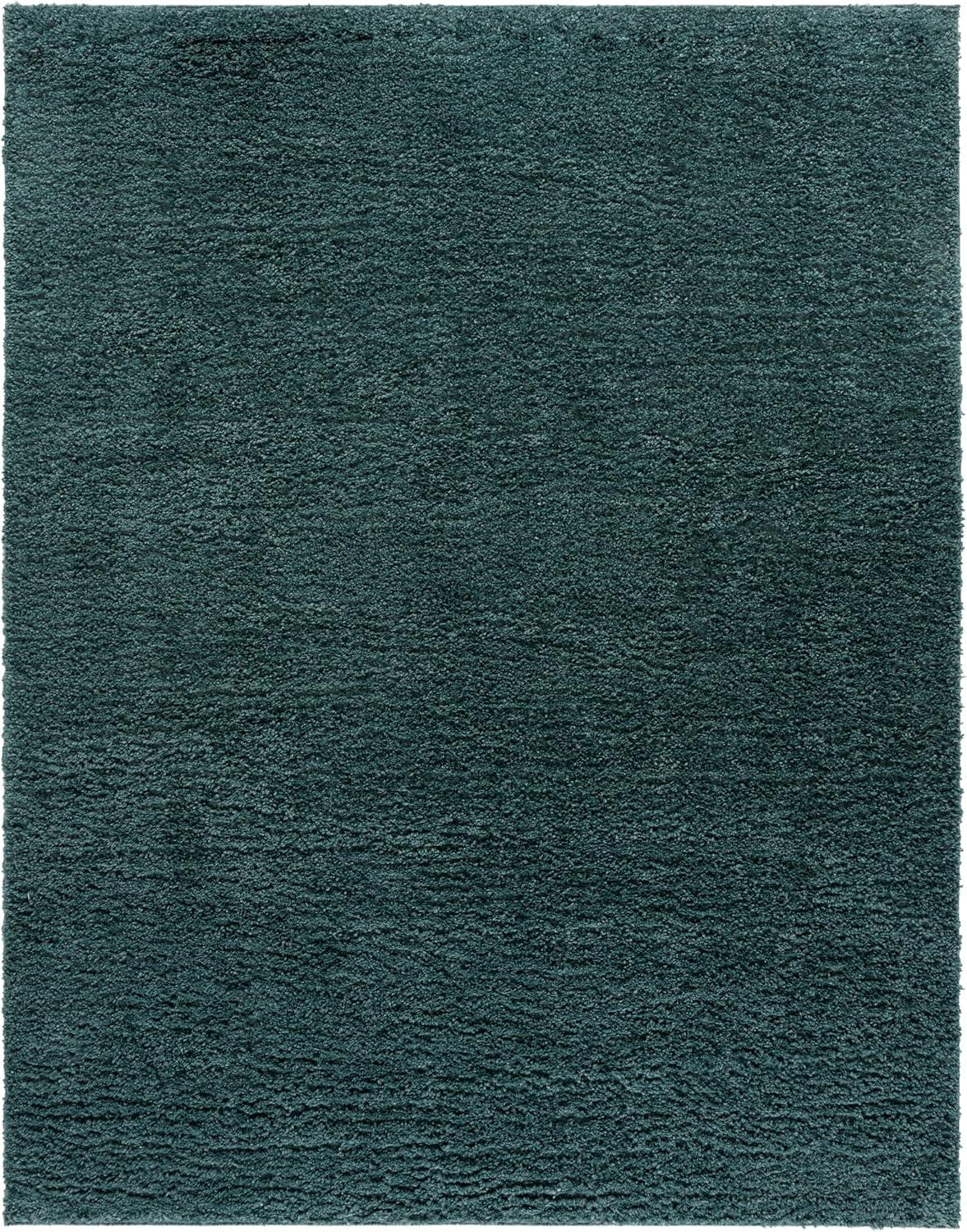 image:imageSAFAVIEH Area Rug 8x10 August Shag Collection Large White Solid Pattern NonShedding amp Easy Cleaning Plush Thick Pile Ideal for Living Room Bedroom Dining Space AUG900AGreen