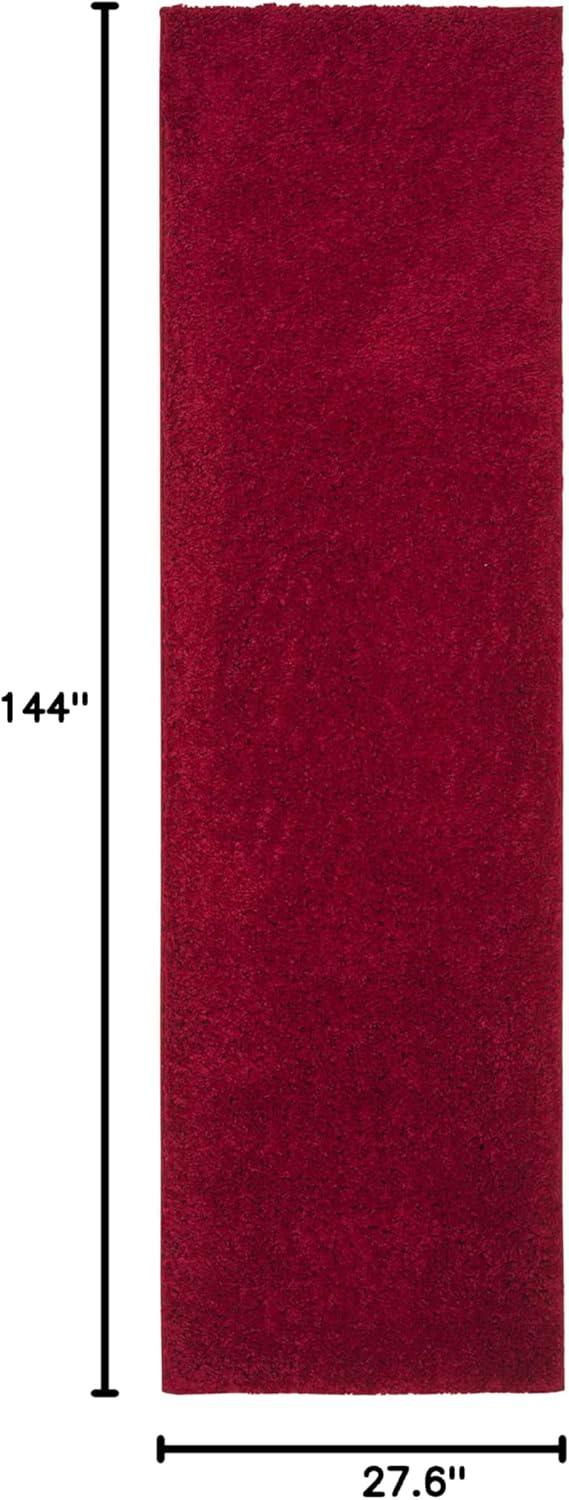 image:imageSAFAVIEH Area Rug 8x10 August Shag Collection Large White Solid Pattern NonShedding amp Easy Cleaning Plush Thick Pile Ideal for Living Room Bedroom Dining Space AUG900ARed