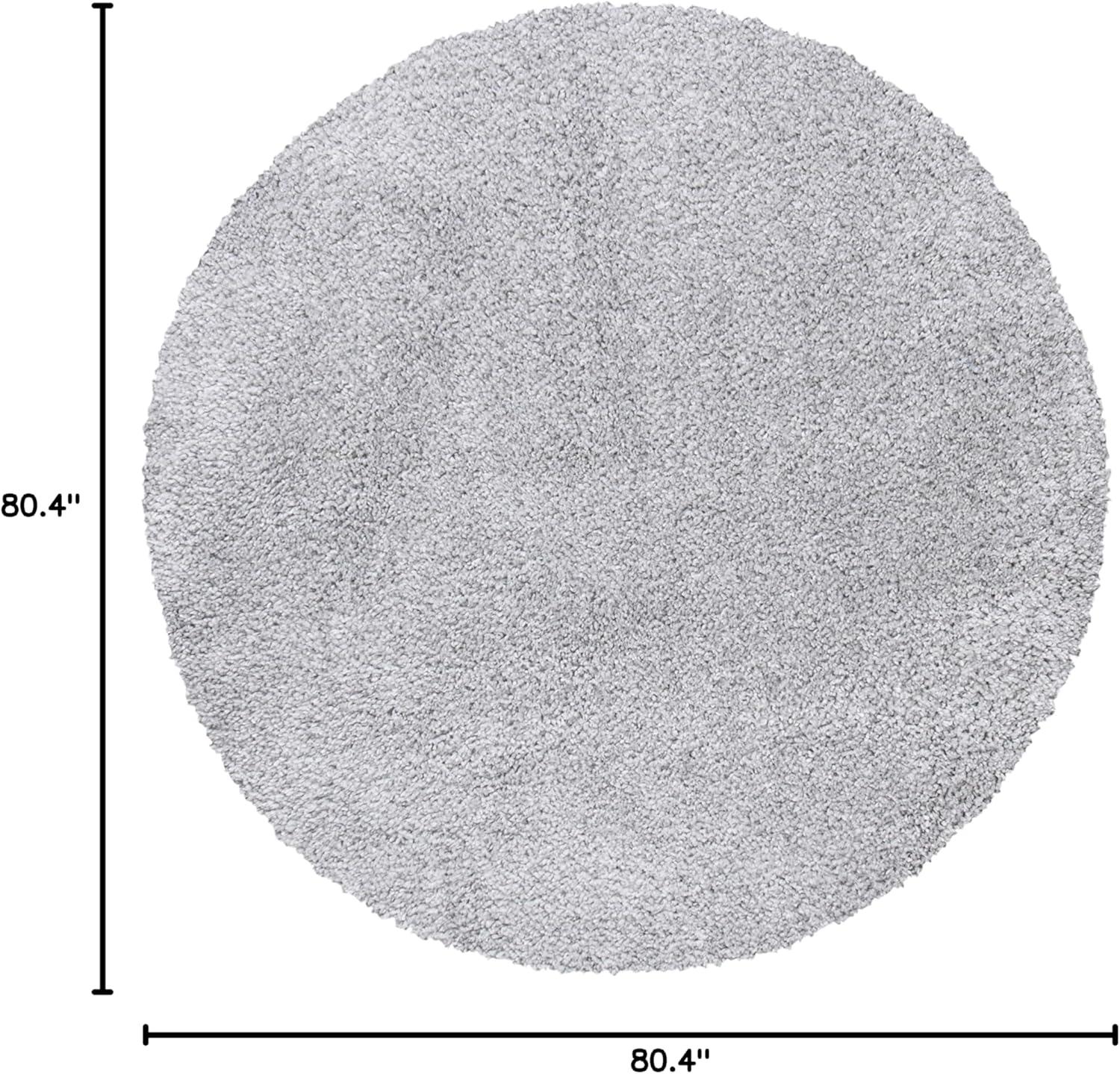 image:imageSAFAVIEH Area Rug 8x10 August Shag Collection Large White Solid Pattern NonShedding amp Easy Cleaning Plush Thick Pile Ideal for Living Room Bedroom Dining Space AUG900ASilver
