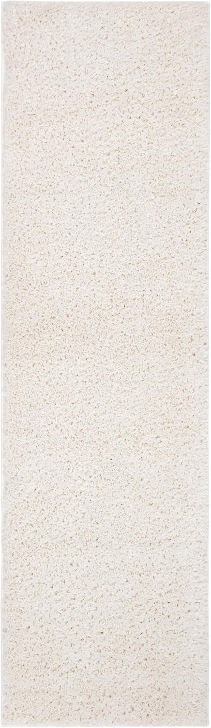 image:imageSAFAVIEH Area Rug 8x10 August Shag Collection Large White Solid Pattern NonShedding amp Easy Cleaning Plush Thick Pile Ideal for Living Room Bedroom Dining Space AUG900AIvory