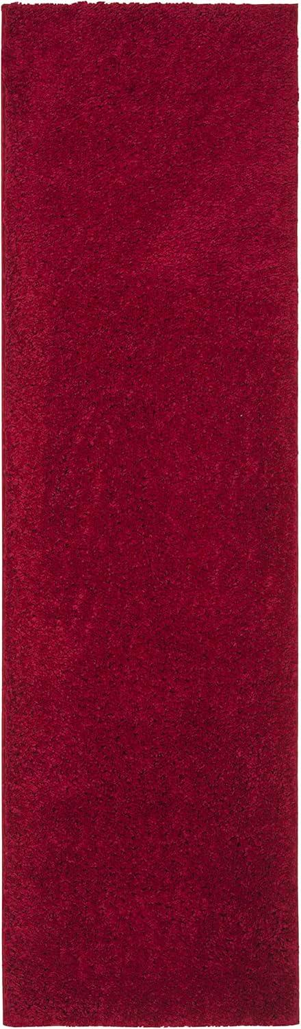 image:imageSAFAVIEH Area Rug 8x10 August Shag Collection Large White Solid Pattern NonShedding amp Easy Cleaning Plush Thick Pile Ideal for Living Room Bedroom Dining Space AUG900ARed