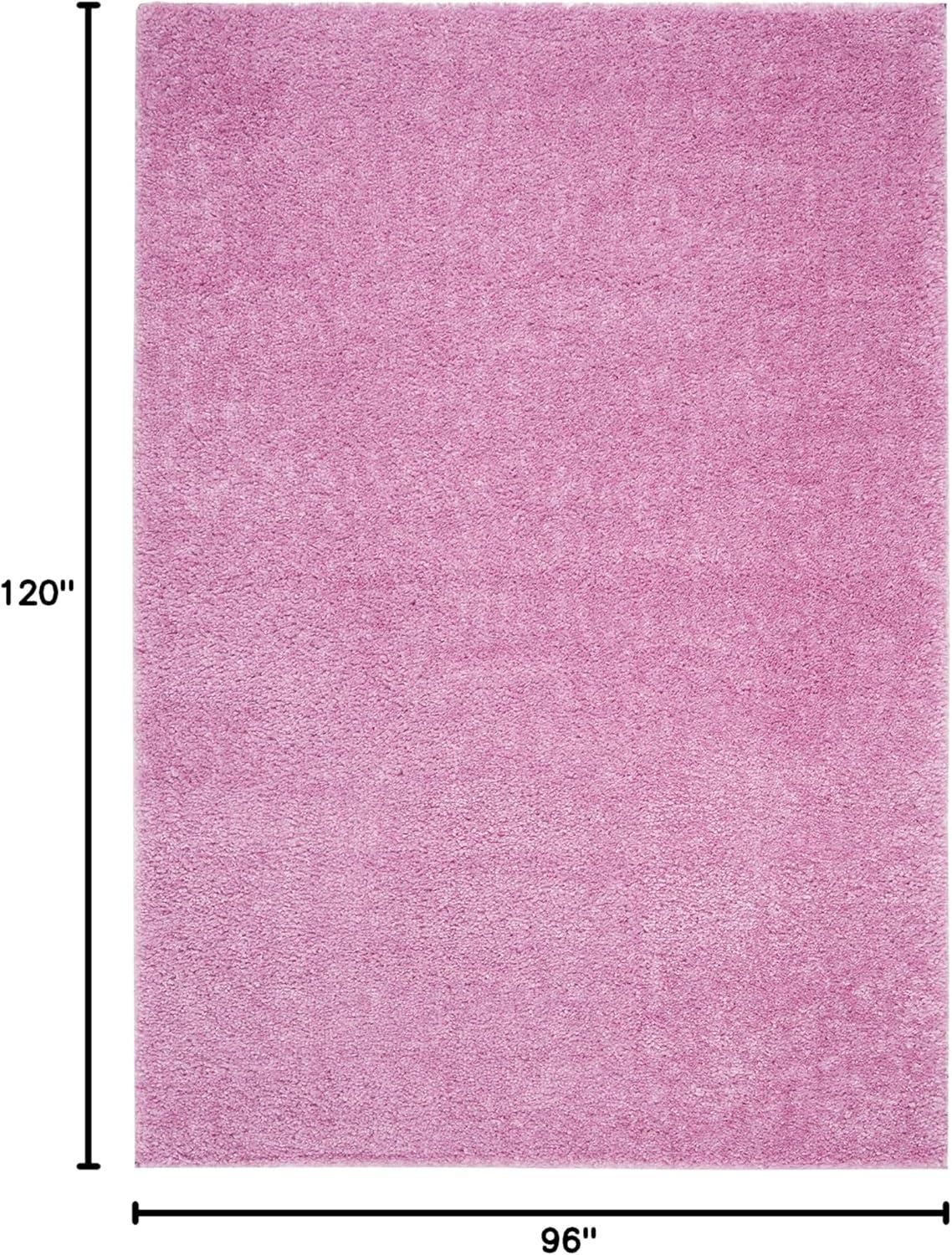image:imageSAFAVIEH Area Rug 8x10 August Shag Collection Large White Solid Pattern NonShedding amp Easy Cleaning Plush Thick Pile Ideal for Living Room Bedroom Dining Space AUG900APink