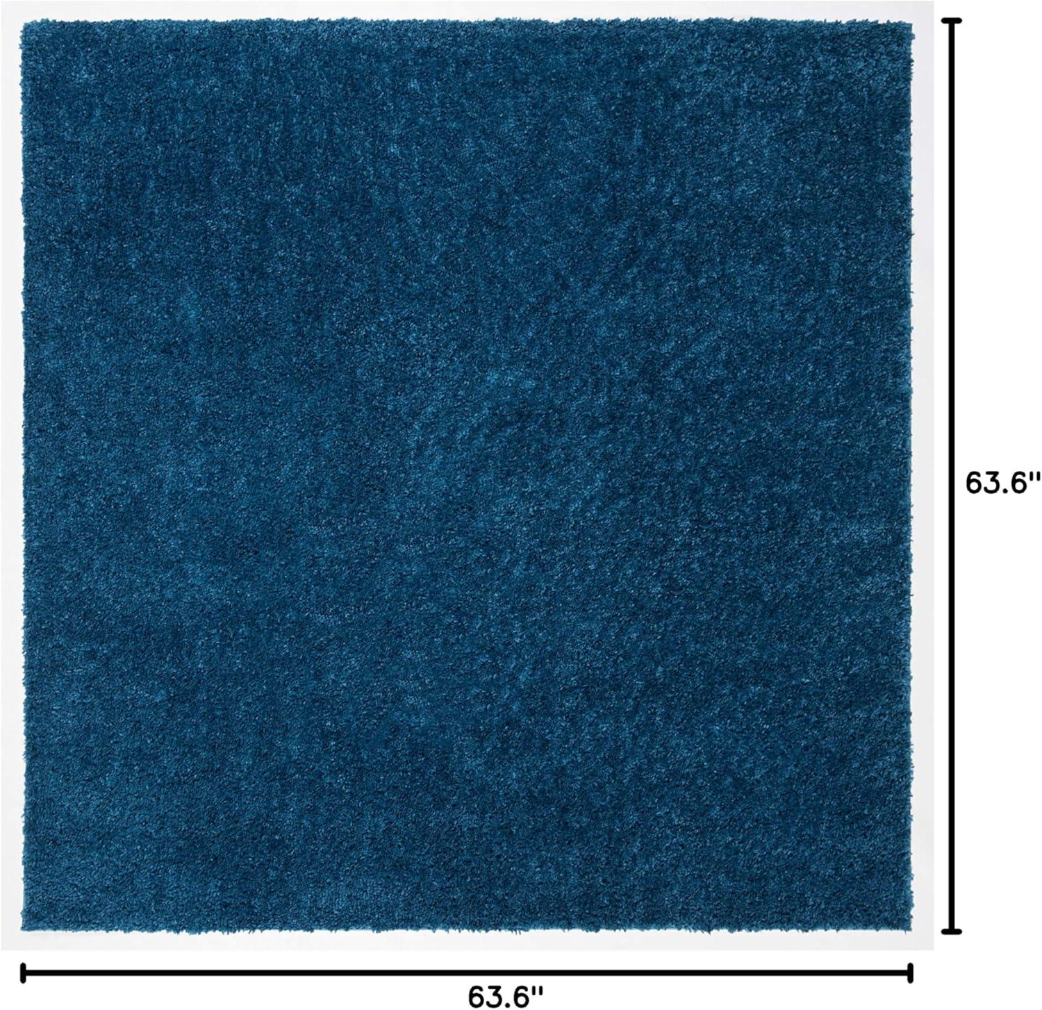 image:imageSAFAVIEH Area Rug 8x10 August Shag Collection Large White Solid Pattern NonShedding amp Easy Cleaning Plush Thick Pile Ideal for Living Room Bedroom Dining Space AUG900ANavy