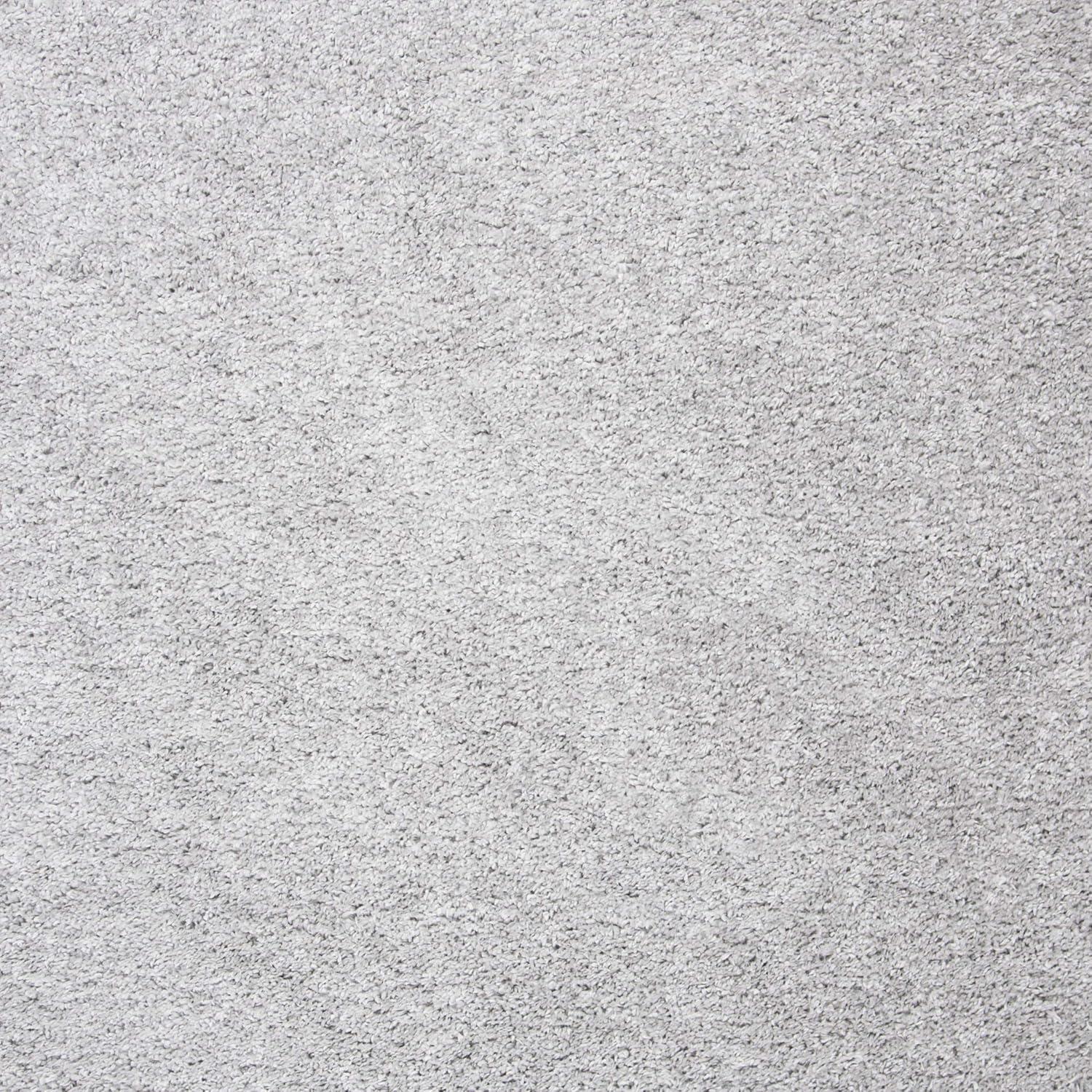 image:imageSAFAVIEH Area Rug 8x10 August Shag Collection Large White Solid Pattern NonShedding amp Easy Cleaning Plush Thick Pile Ideal for Living Room Bedroom Dining Space AUG900ASilver