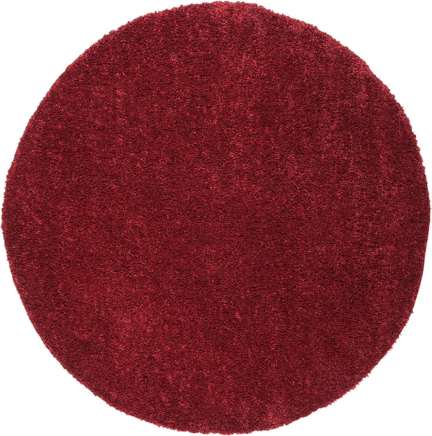 image:imageSAFAVIEH Area Rug 8x10 August Shag Collection Large White Solid Pattern NonShedding amp Easy Cleaning Plush Thick Pile Ideal for Living Room Bedroom Dining Space AUG900ABurgundy