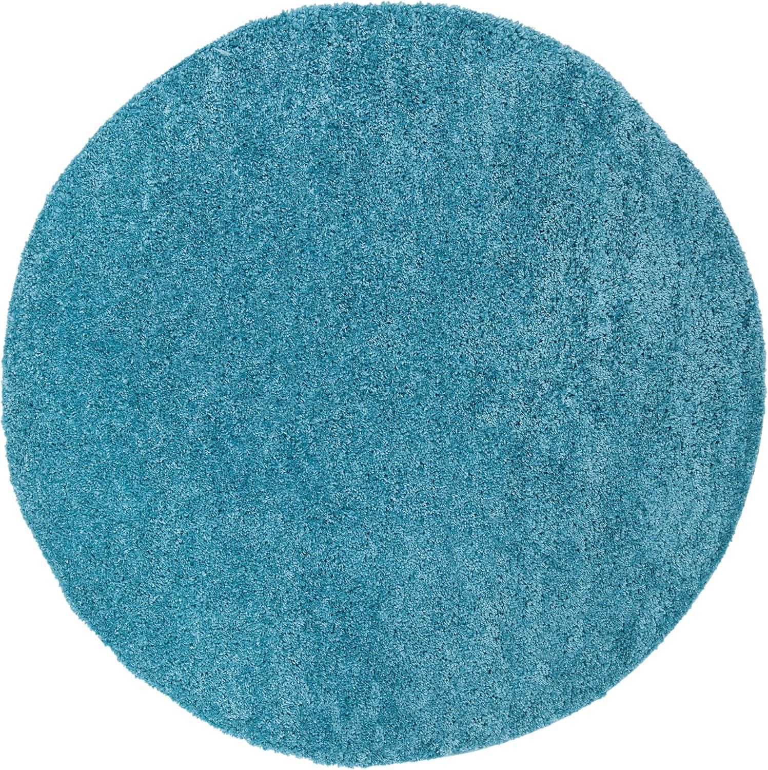 image:imageSAFAVIEH Area Rug 8x10 August Shag Collection Large White Solid Pattern NonShedding amp Easy Cleaning Plush Thick Pile Ideal for Living Room Bedroom Dining Space AUG900ATurquoise