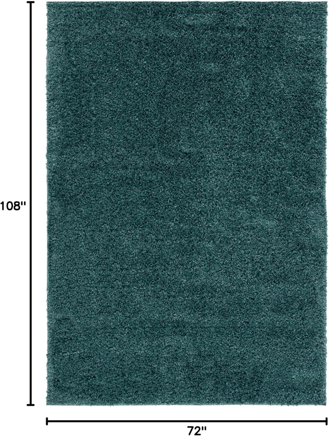 image:imageSAFAVIEH Area Rug 8x10 August Shag Collection Large White Solid Pattern NonShedding amp Easy Cleaning Plush Thick Pile Ideal for Living Room Bedroom Dining Space AUG900AGreen