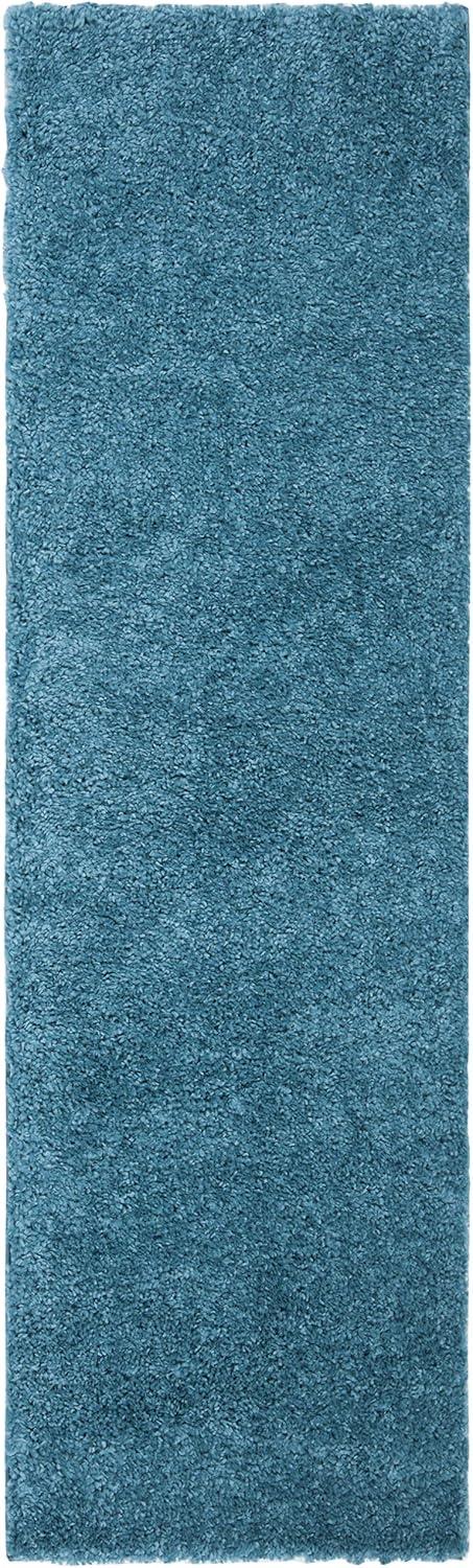 image:imageSAFAVIEH Area Rug 8x10 August Shag Collection Large White Solid Pattern NonShedding amp Easy Cleaning Plush Thick Pile Ideal for Living Room Bedroom Dining Space AUG900ATurquoise