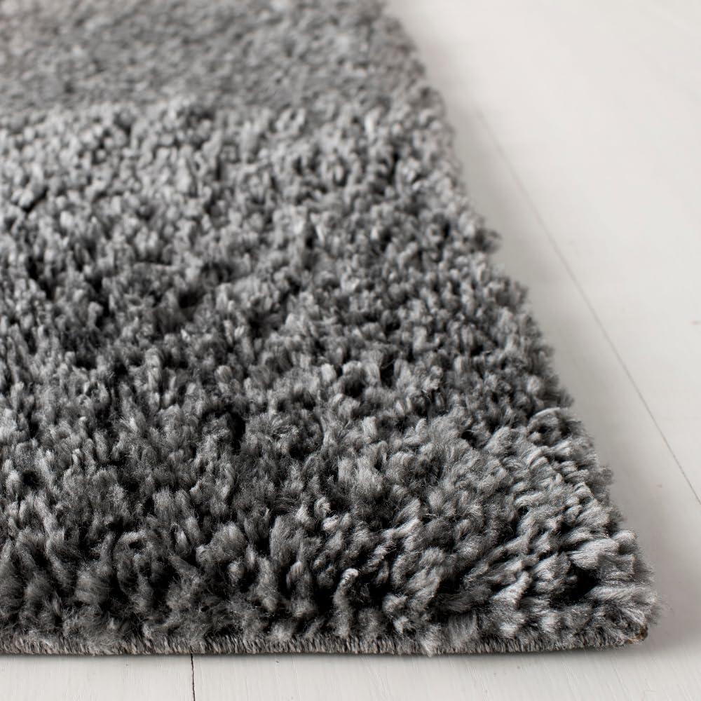 image:imageSAFAVIEH Area Rug 8x10 August Shag Collection Large White Solid Pattern NonShedding amp Easy Cleaning Plush Thick Pile Ideal for Living Room Bedroom Dining Space AUG900AGrey