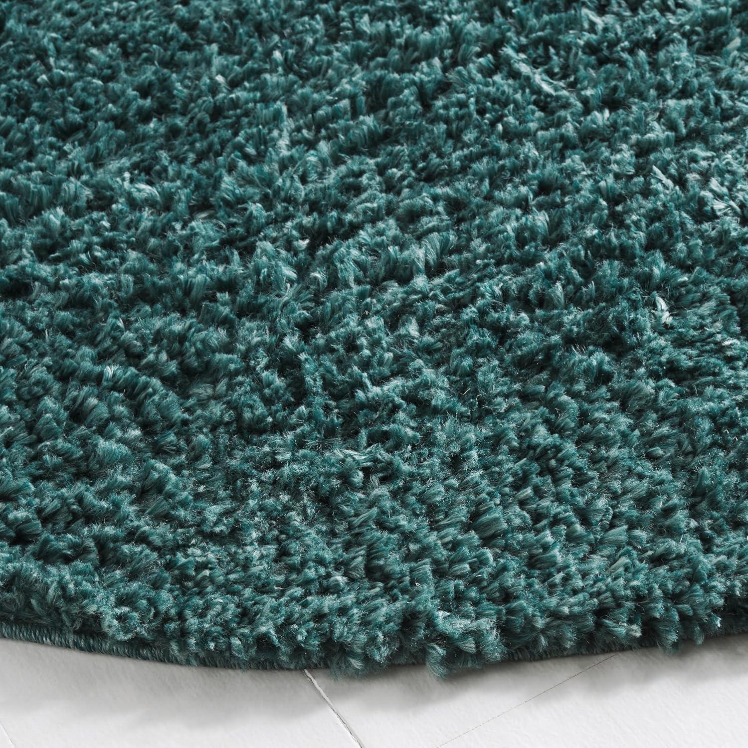image:imageSAFAVIEH Area Rug 8x10 August Shag Collection Large White Solid Pattern NonShedding amp Easy Cleaning Plush Thick Pile Ideal for Living Room Bedroom Dining Space AUG900AGreen
