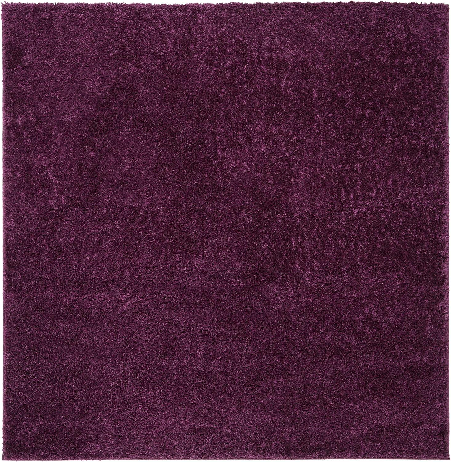 image:imageSAFAVIEH Area Rug 8x10 August Shag Collection Large White Solid Pattern NonShedding amp Easy Cleaning Plush Thick Pile Ideal for Living Room Bedroom Dining Space AUG900APurple