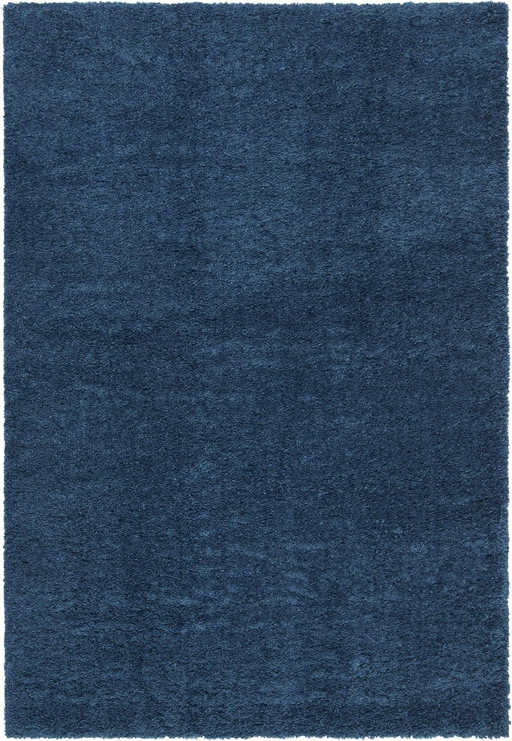 image:imageSAFAVIEH Area Rug 8x10 August Shag Collection Large White Solid Pattern NonShedding amp Easy Cleaning Plush Thick Pile Ideal for Living Room Bedroom Dining Space AUG900ANavy