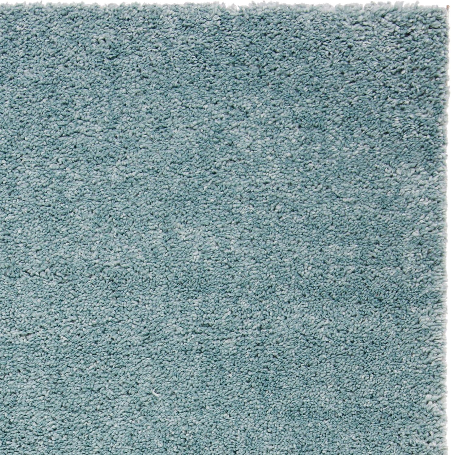 image:imageSAFAVIEH Area Rug 8x10 August Shag Collection Large White Solid Pattern NonShedding amp Easy Cleaning Plush Thick Pile Ideal for Living Room Bedroom Dining Space AUG900AAqua