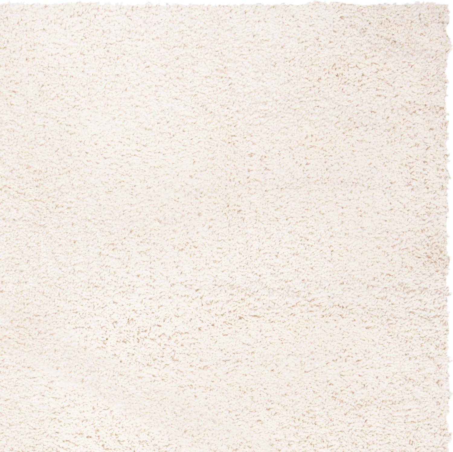 image:imageSAFAVIEH Area Rug 8x10 August Shag Collection Large White Solid Pattern NonShedding amp Easy Cleaning Plush Thick Pile Ideal for Living Room Bedroom Dining Space AUG900AIvory