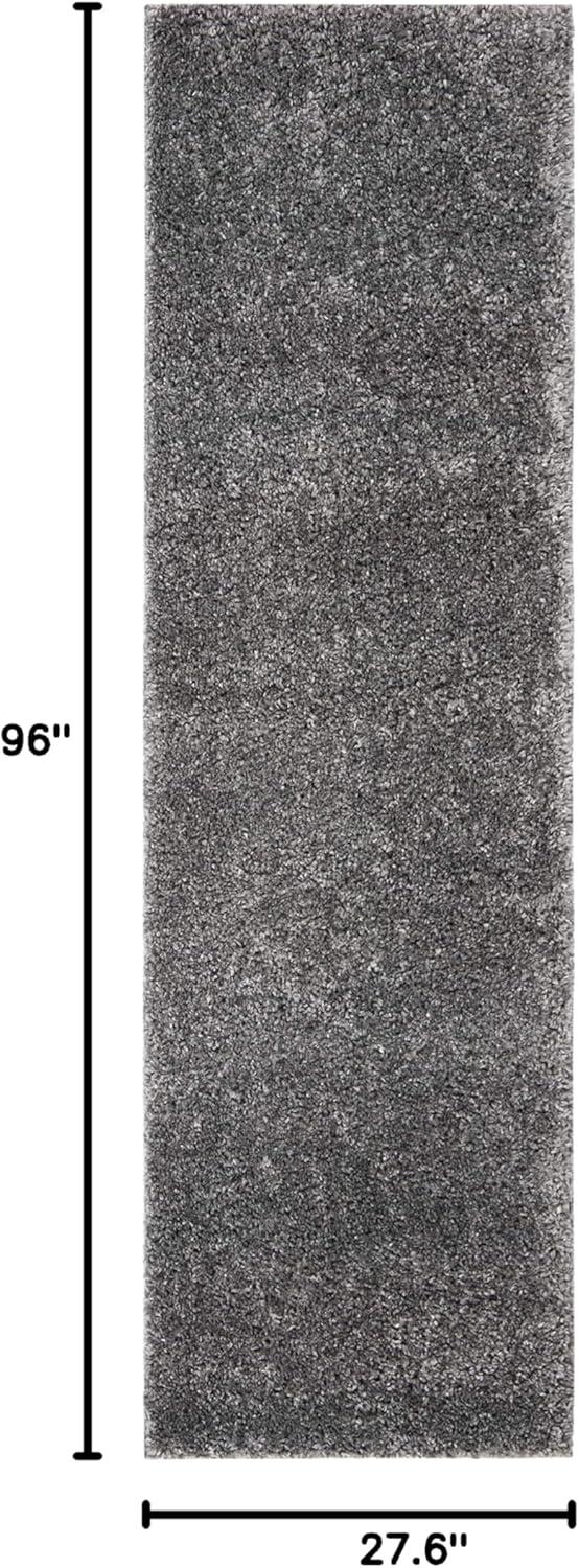 image:imageSAFAVIEH Area Rug 8x10 August Shag Collection Large White Solid Pattern NonShedding amp Easy Cleaning Plush Thick Pile Ideal for Living Room Bedroom Dining Space AUG900AGrey