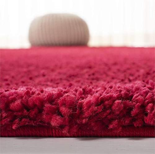 image:imageSAFAVIEH Area Rug 8x10 August Shag Collection Large White Solid Pattern NonShedding amp Easy Cleaning Plush Thick Pile Ideal for Living Room Bedroom Dining Space AUG900ARed