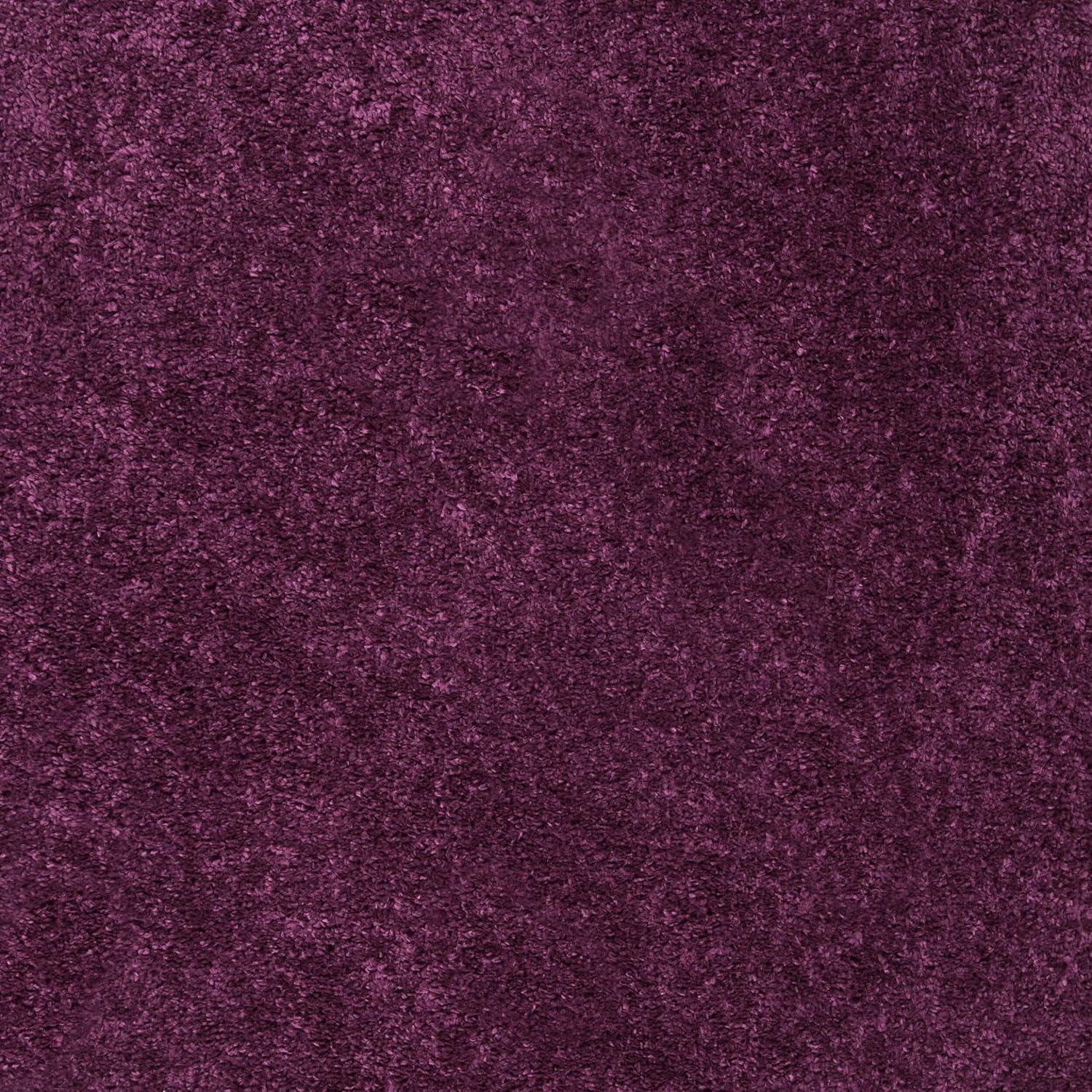 image:imageSAFAVIEH Area Rug 8x10 August Shag Collection Large White Solid Pattern NonShedding amp Easy Cleaning Plush Thick Pile Ideal for Living Room Bedroom Dining Space AUG900APurple