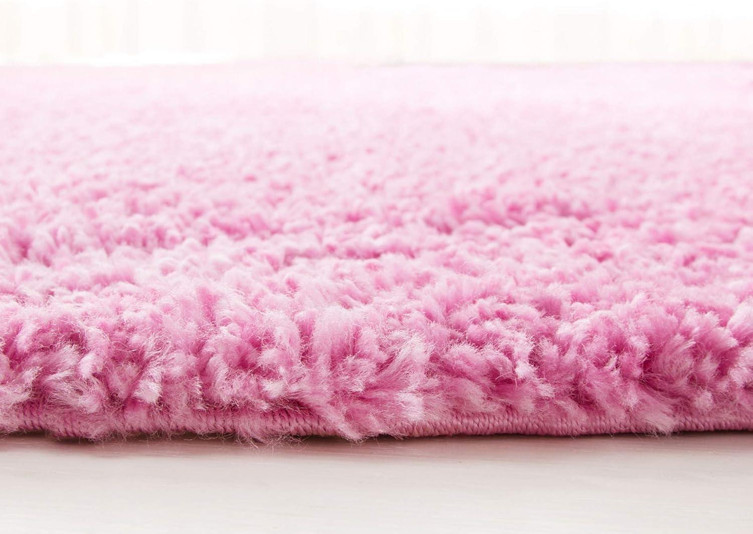 image:imageSAFAVIEH Area Rug 8x10 August Shag Collection Large White Solid Pattern NonShedding amp Easy Cleaning Plush Thick Pile Ideal for Living Room Bedroom Dining Space AUG900APink