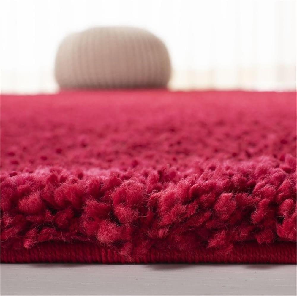 image:imageSAFAVIEH Area Rug 8x10 August Shag Collection Large White Solid Pattern NonShedding amp Easy Cleaning Plush Thick Pile Ideal for Living Room Bedroom Dining Space AUG900ARed