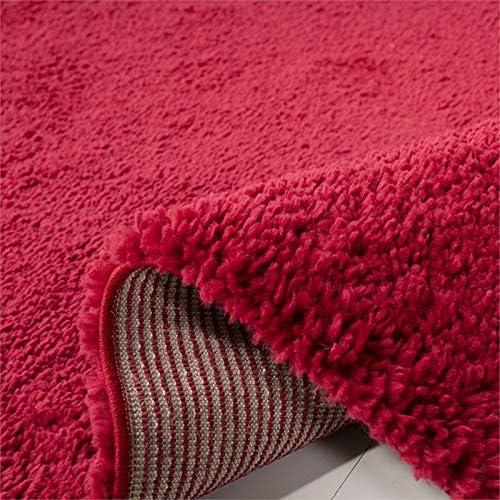 image:imageSAFAVIEH Area Rug 8x10 August Shag Collection Large White Solid Pattern NonShedding amp Easy Cleaning Plush Thick Pile Ideal for Living Room Bedroom Dining Space AUG900ARed