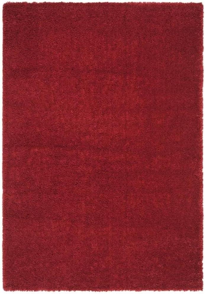 image:imageSAFAVIEH Area Rug 8x10 August Shag Collection Large White Solid Pattern NonShedding amp Easy Cleaning Plush Thick Pile Ideal for Living Room Bedroom Dining Space AUG900ARed