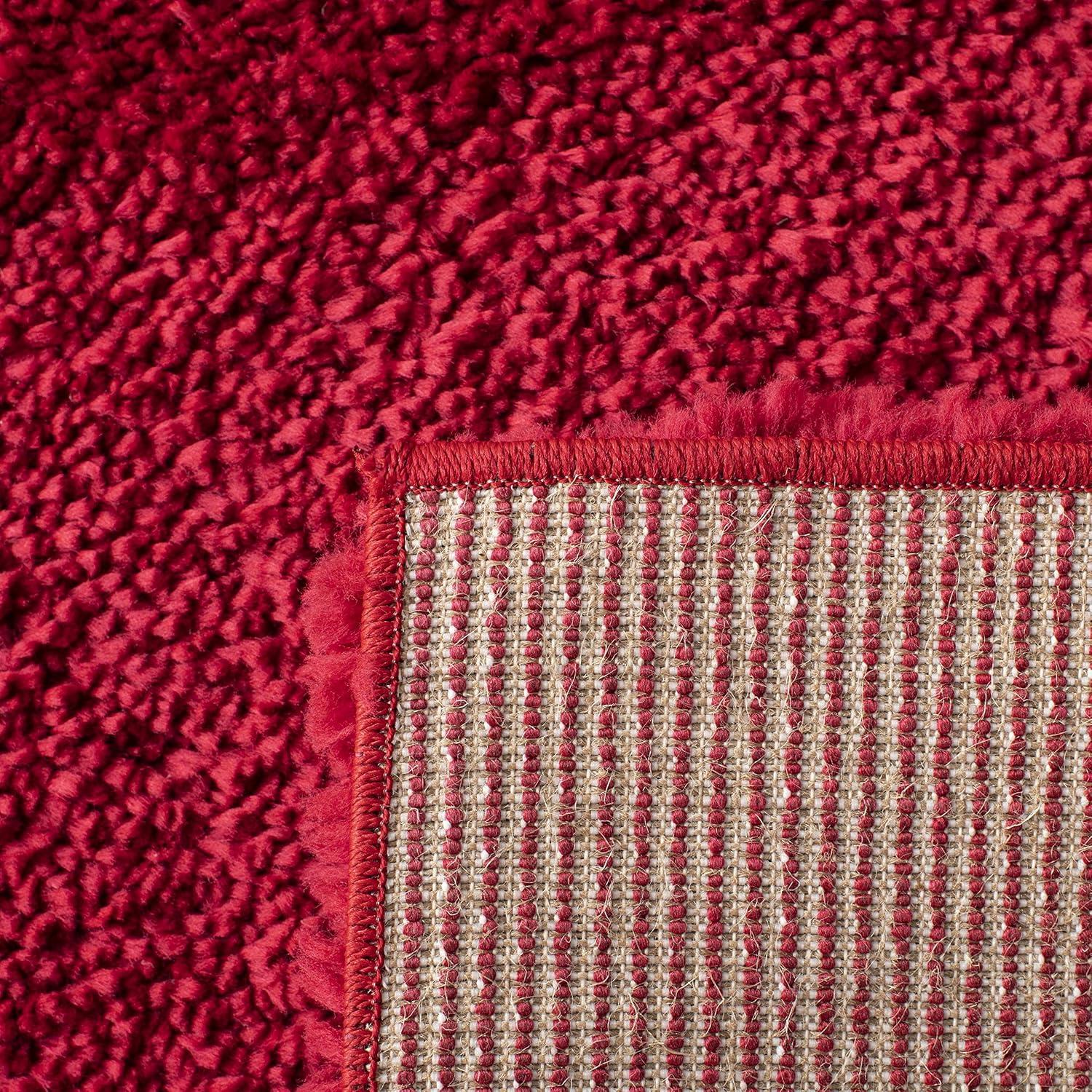 image:imageSAFAVIEH Area Rug 8x10 August Shag Collection Large White Solid Pattern NonShedding amp Easy Cleaning Plush Thick Pile Ideal for Living Room Bedroom Dining Space AUG900ARed