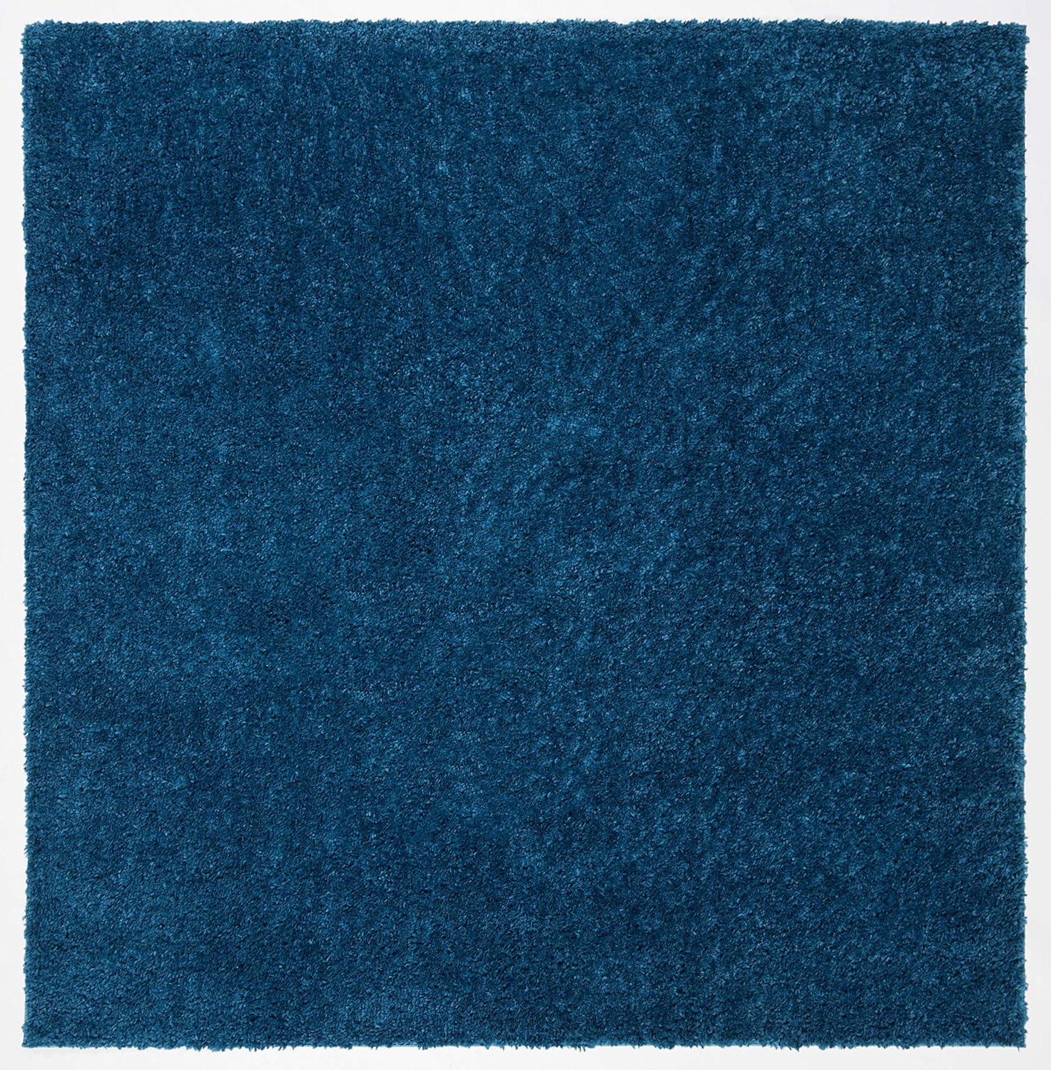 image:imageSAFAVIEH Area Rug 8x10 August Shag Collection Large White Solid Pattern NonShedding amp Easy Cleaning Plush Thick Pile Ideal for Living Room Bedroom Dining Space AUG900ANavy