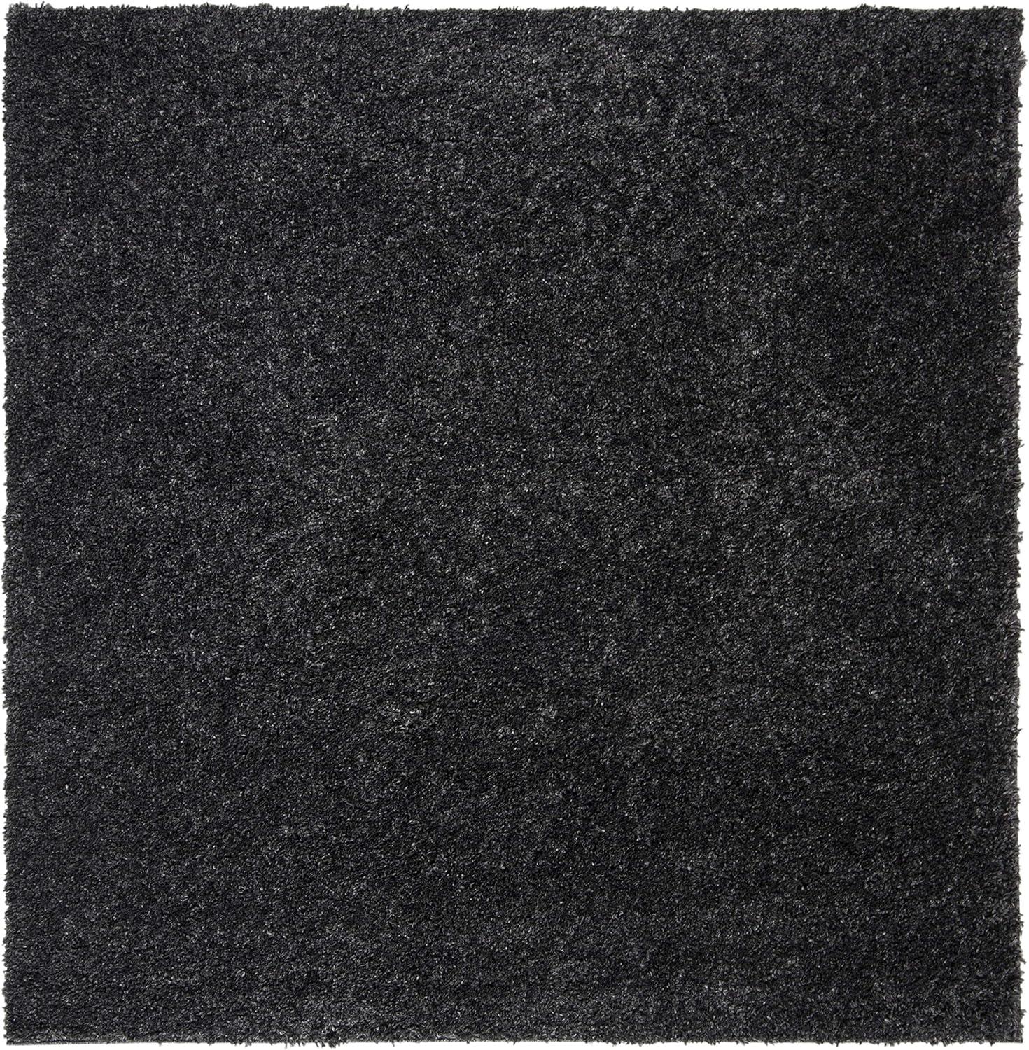 image:imageSAFAVIEH Area Rug 8x10 August Shag Collection Large White Solid Pattern NonShedding amp Easy Cleaning Plush Thick Pile Ideal for Living Room Bedroom Dining Space AUG900ACharcoal