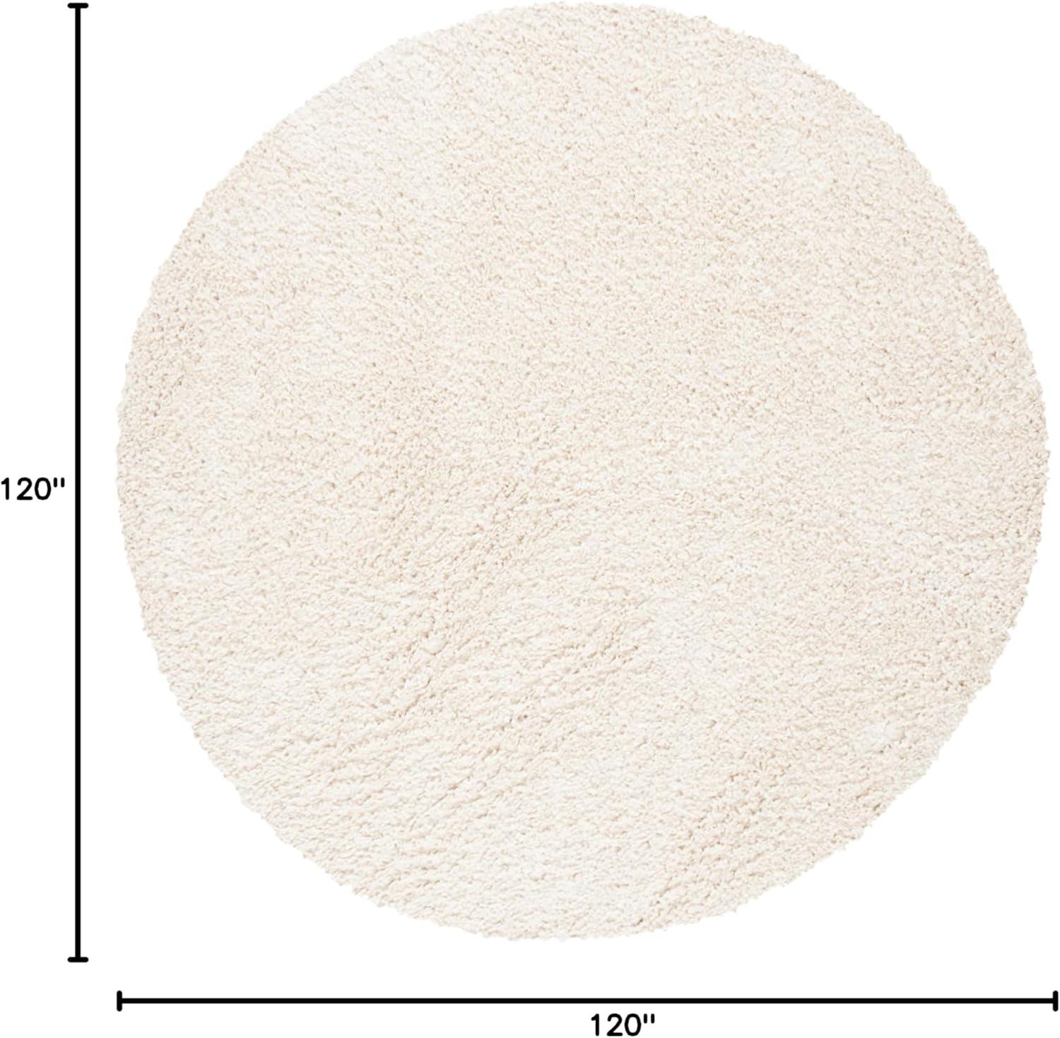 image:imageSAFAVIEH Area Rug 8x10 August Shag Collection Large White Solid Pattern NonShedding amp Easy Cleaning Plush Thick Pile Ideal for Living Room Bedroom Dining Space AUG900AIvory