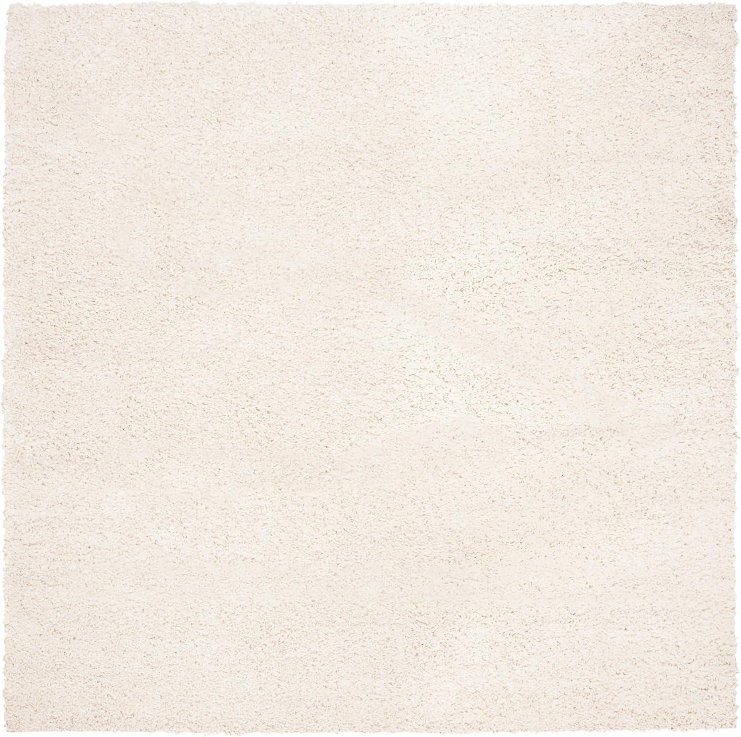 image:imageSAFAVIEH Area Rug 8x10 August Shag Collection Large White Solid Pattern NonShedding amp Easy Cleaning Plush Thick Pile Ideal for Living Room Bedroom Dining Space AUG900AIvory