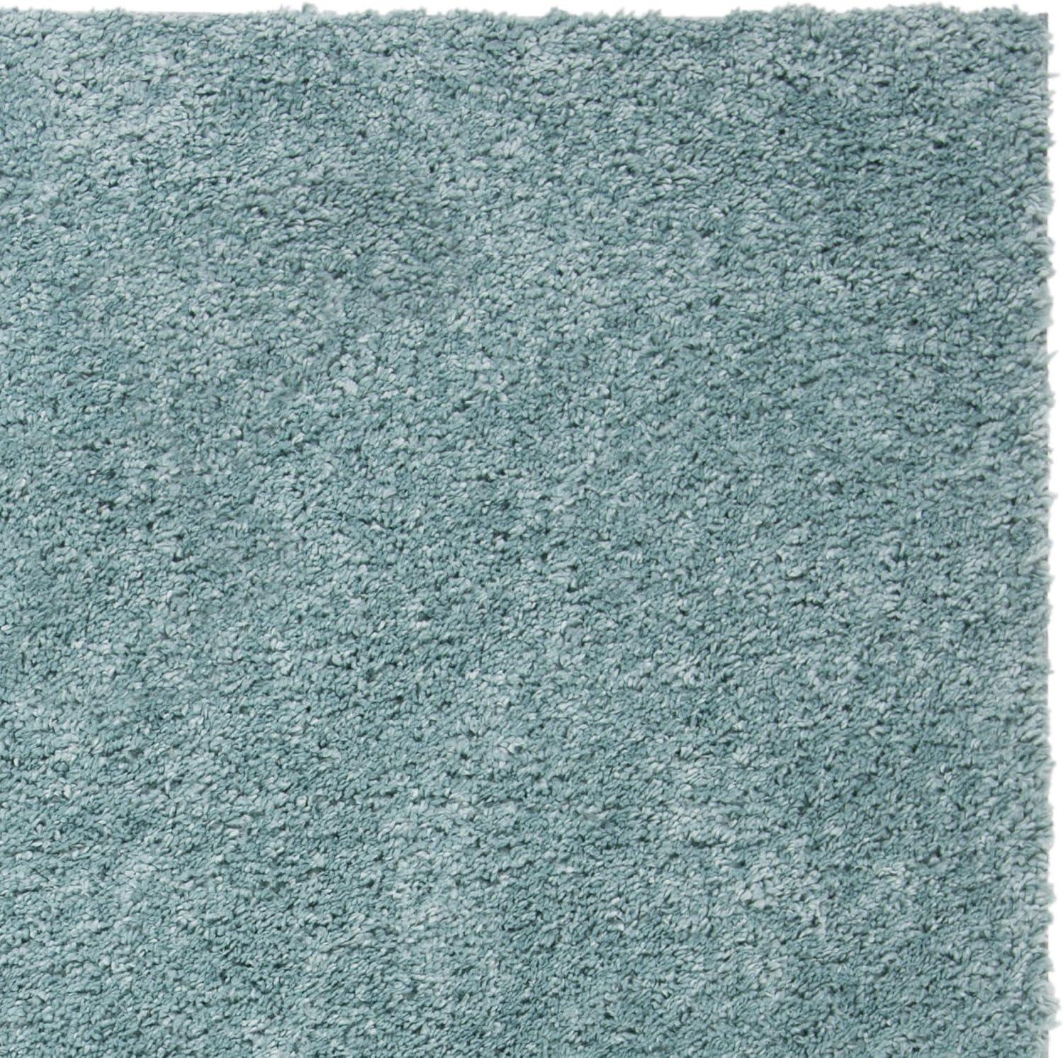 image:imageSAFAVIEH Area Rug 8x10 August Shag Collection Large White Solid Pattern NonShedding amp Easy Cleaning Plush Thick Pile Ideal for Living Room Bedroom Dining Space AUG900AAqua