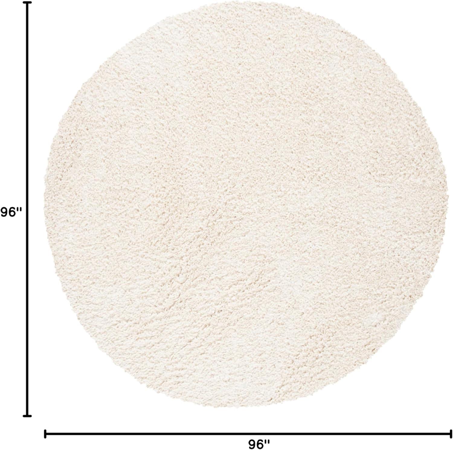 image:imageSAFAVIEH Area Rug 8x10 August Shag Collection Large White Solid Pattern NonShedding amp Easy Cleaning Plush Thick Pile Ideal for Living Room Bedroom Dining Space AUG900AIvory