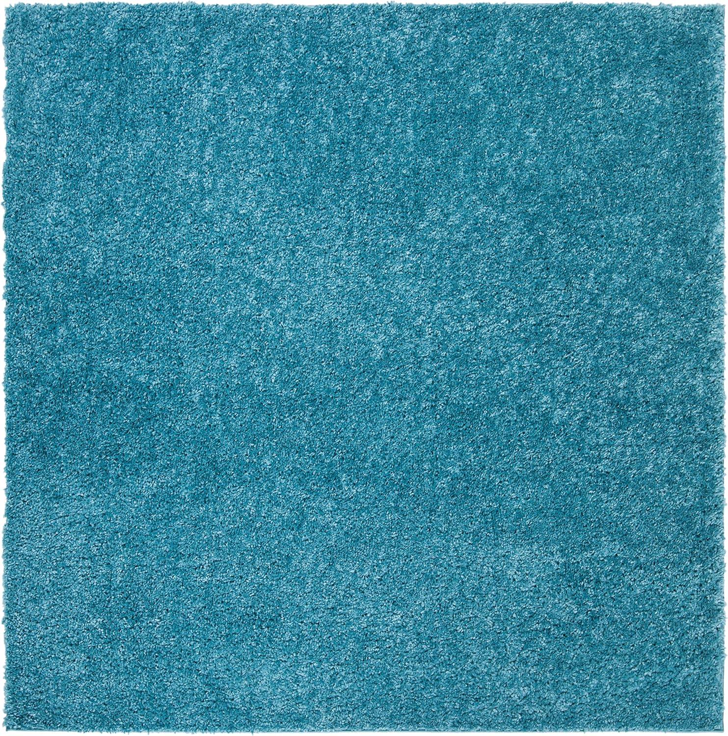image:imageSAFAVIEH Area Rug 8x10 August Shag Collection Large White Solid Pattern NonShedding amp Easy Cleaning Plush Thick Pile Ideal for Living Room Bedroom Dining Space AUG900ATurquoise