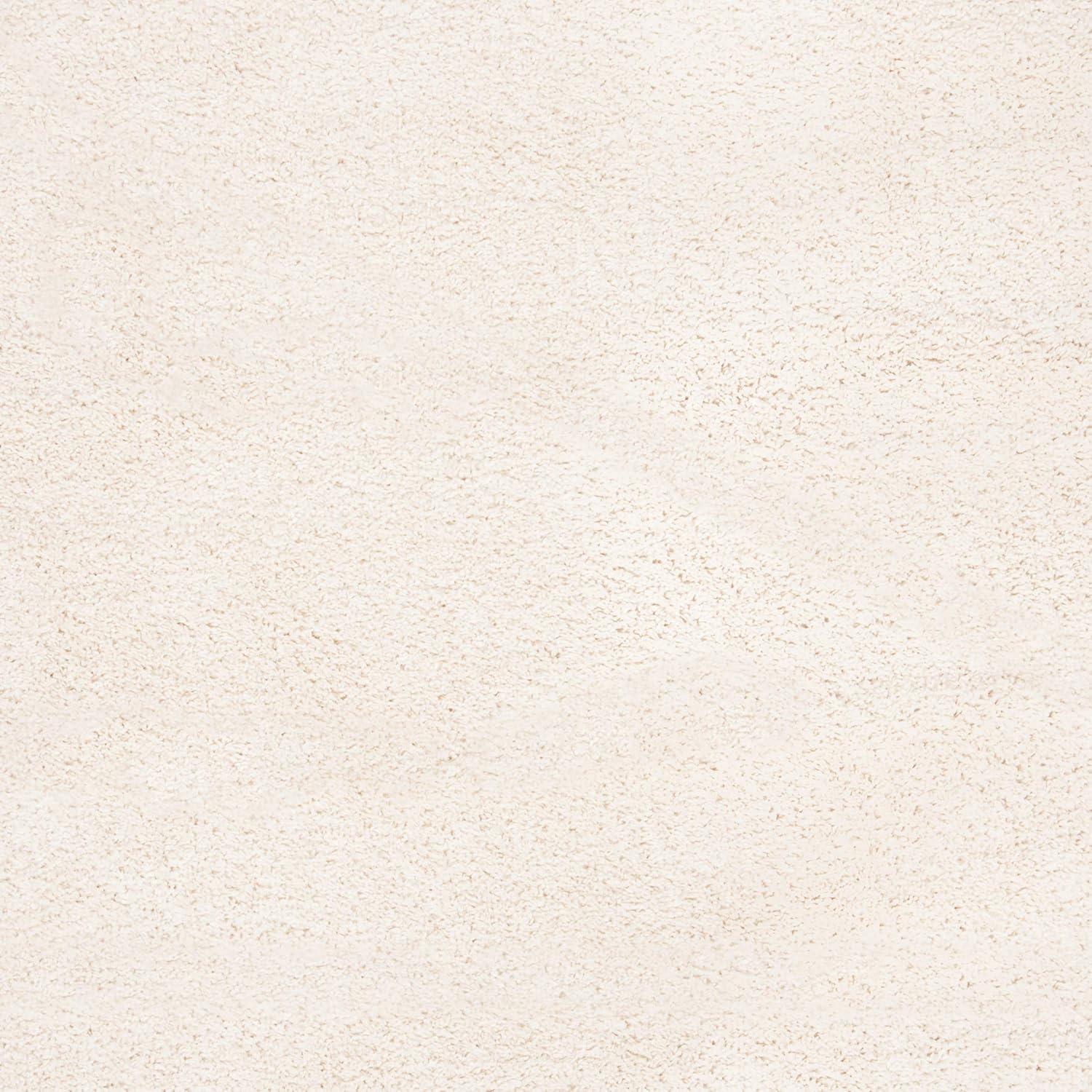 image:imageSAFAVIEH Area Rug 8x10 August Shag Collection Large White Solid Pattern NonShedding amp Easy Cleaning Plush Thick Pile Ideal for Living Room Bedroom Dining Space AUG900AIvory