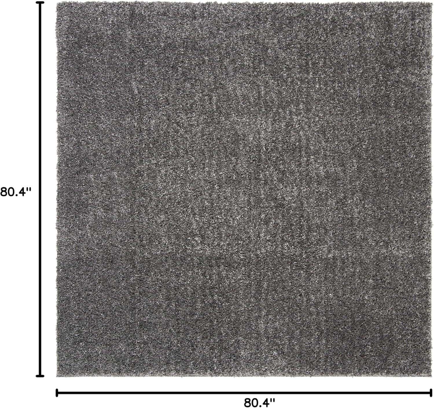 image:imageSAFAVIEH Area Rug 8x10 August Shag Collection Large White Solid Pattern NonShedding amp Easy Cleaning Plush Thick Pile Ideal for Living Room Bedroom Dining Space AUG900AGrey