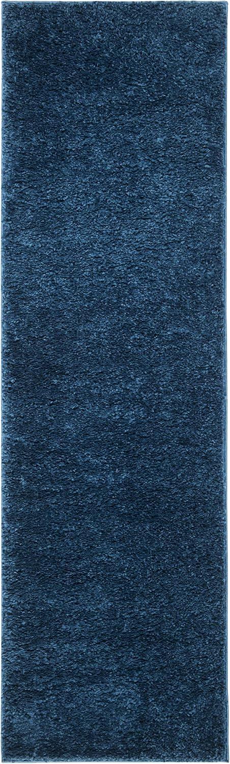 image:imageSAFAVIEH Area Rug 8x10 August Shag Collection Large White Solid Pattern NonShedding amp Easy Cleaning Plush Thick Pile Ideal for Living Room Bedroom Dining Space AUG900ANavy