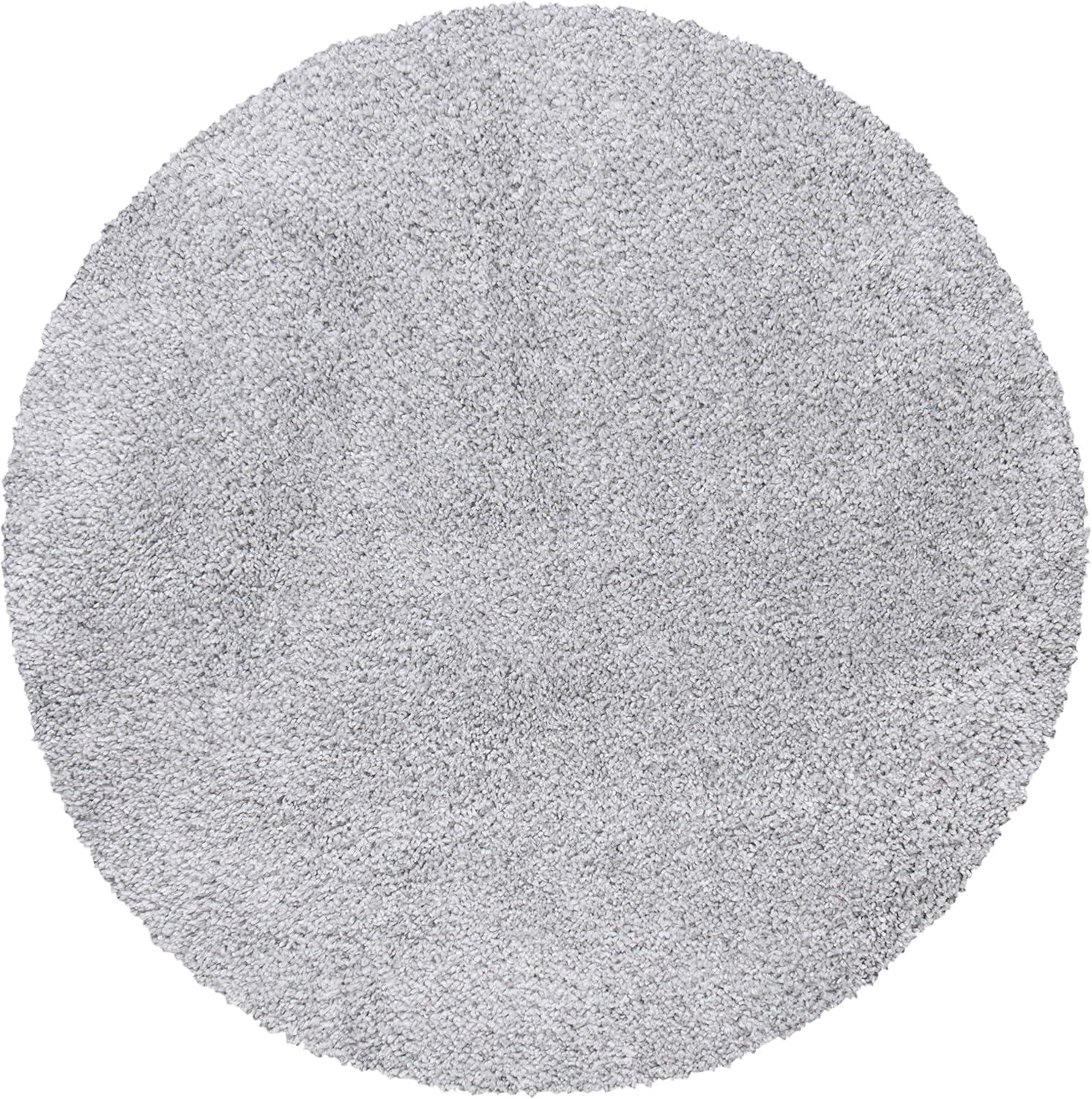 image:imageSAFAVIEH Area Rug 8x10 August Shag Collection Large White Solid Pattern NonShedding amp Easy Cleaning Plush Thick Pile Ideal for Living Room Bedroom Dining Space AUG900ASilver
