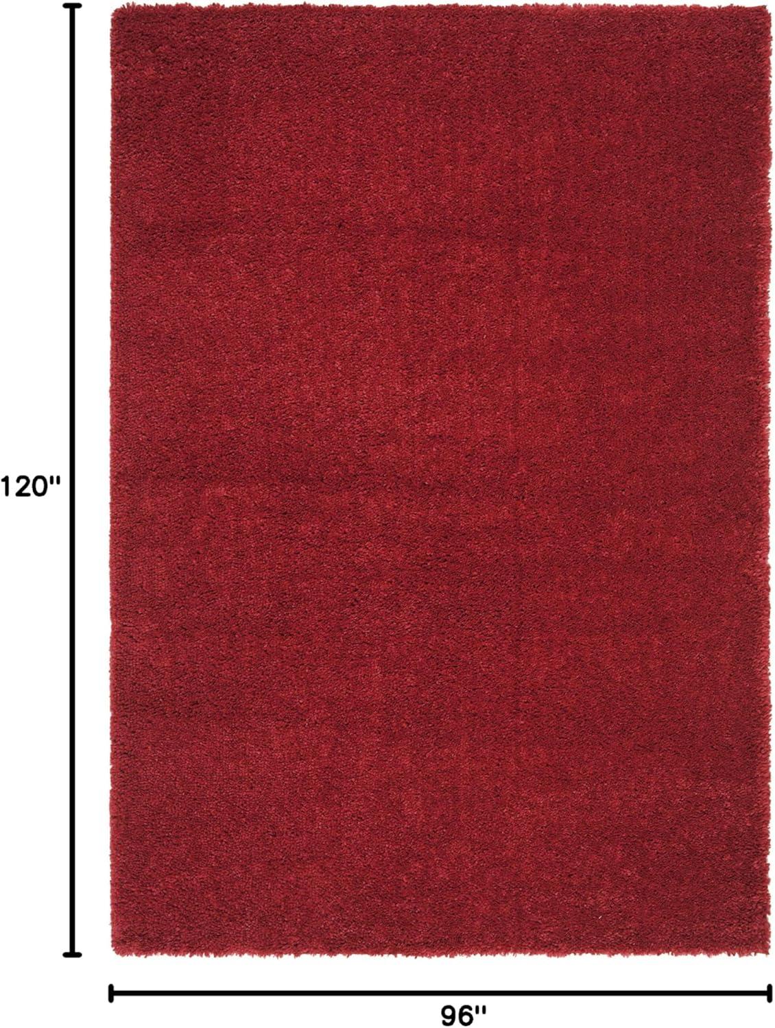 image:imageSAFAVIEH Area Rug 8x10 August Shag Collection Large White Solid Pattern NonShedding amp Easy Cleaning Plush Thick Pile Ideal for Living Room Bedroom Dining Space AUG900ARed