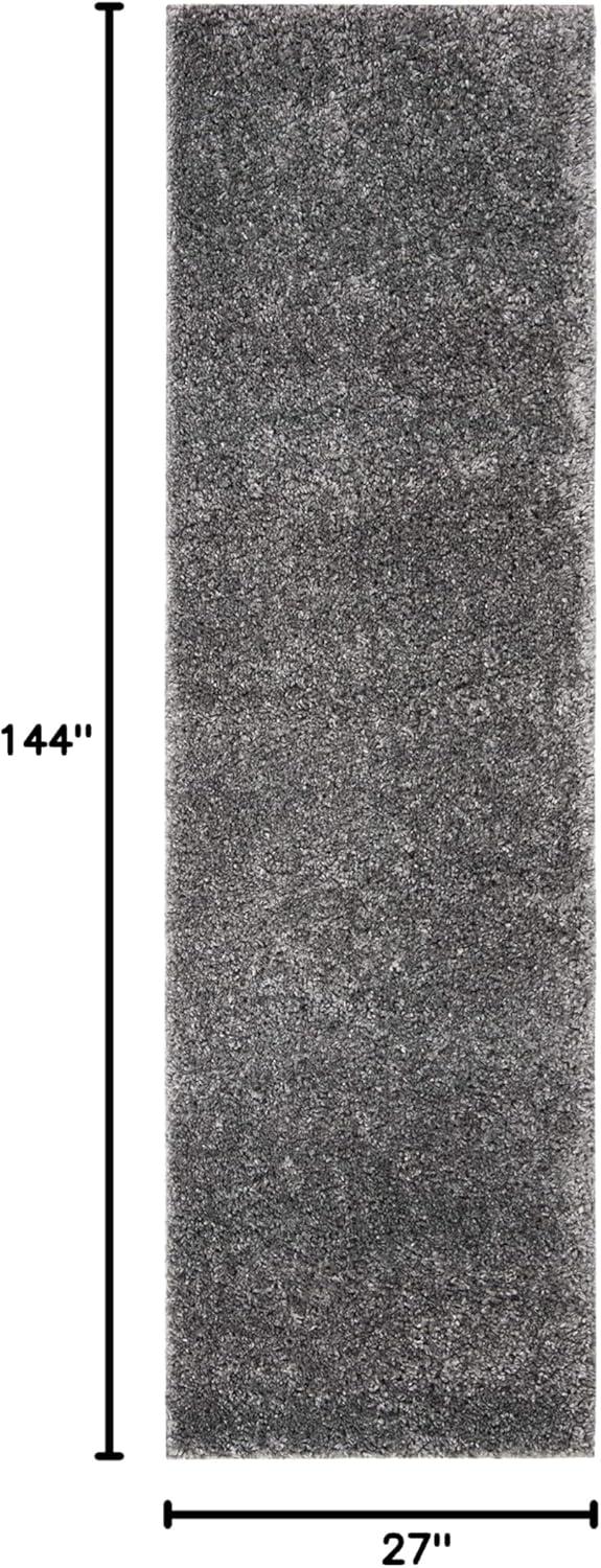 image:imageSAFAVIEH Area Rug 8x10 August Shag Collection Large White Solid Pattern NonShedding amp Easy Cleaning Plush Thick Pile Ideal for Living Room Bedroom Dining Space AUG900AGrey