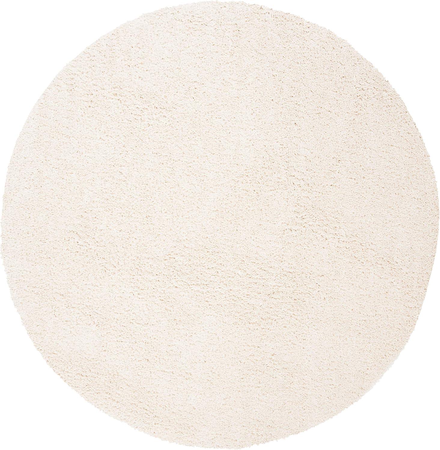 image:imageSAFAVIEH Area Rug 8x10 August Shag Collection Large White Solid Pattern NonShedding amp Easy Cleaning Plush Thick Pile Ideal for Living Room Bedroom Dining Space AUG900AIvory