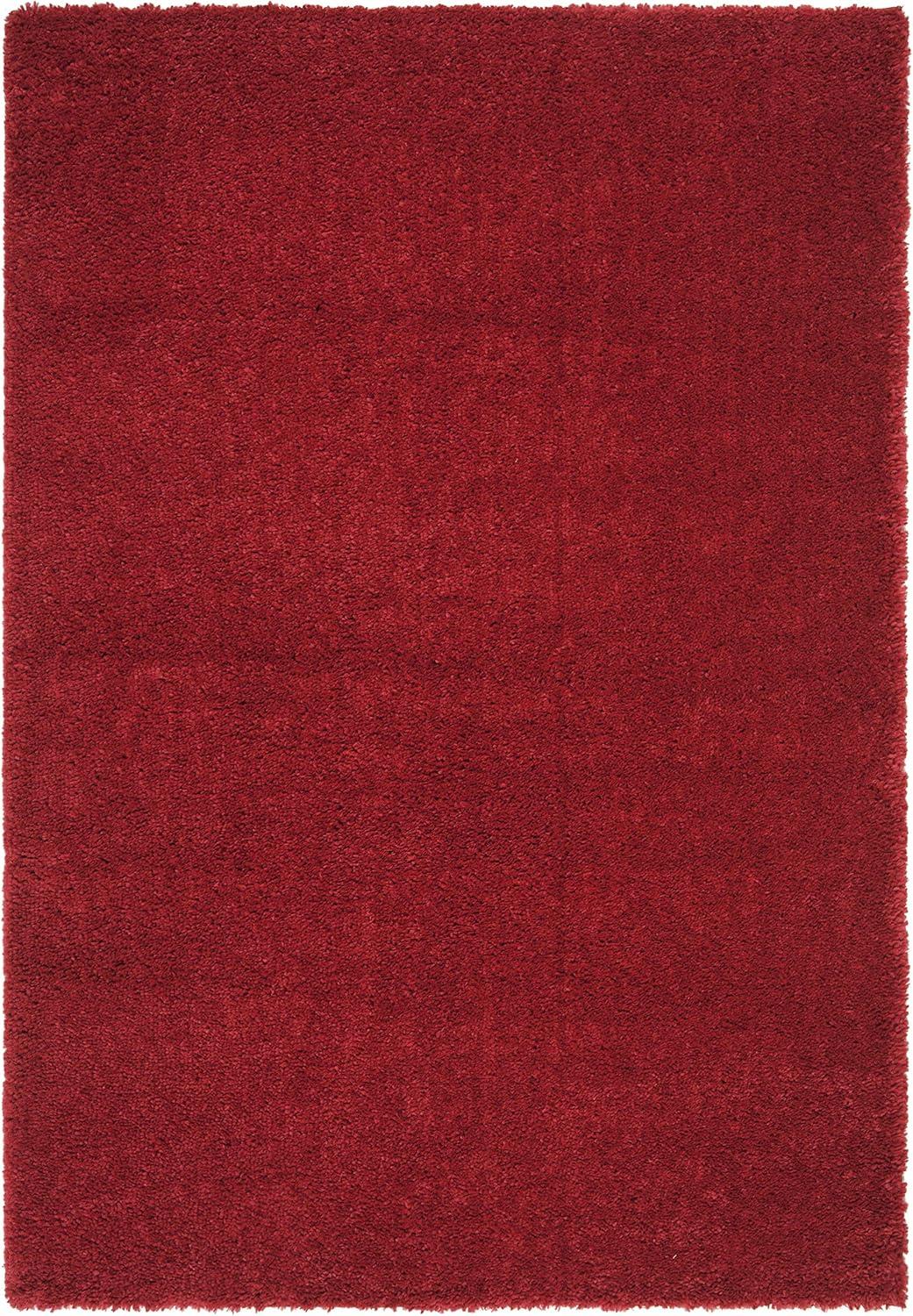 image:imageSAFAVIEH Area Rug 8x10 August Shag Collection Large White Solid Pattern NonShedding amp Easy Cleaning Plush Thick Pile Ideal for Living Room Bedroom Dining Space AUG900ARed