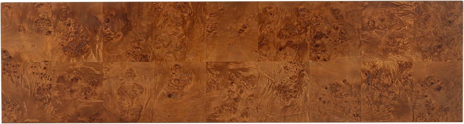 image:imageSAFAVIEH Couture Collection Betharose Walnut Burl Wood Console Table Modern Entryway amp Living Room Accent SFV2221AWalnut Burl