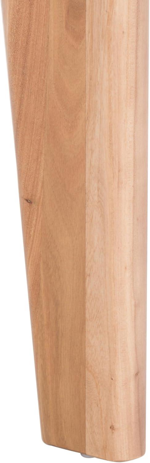 image:imageSAFAVIEH Couture Collection Garcia Natural Solid WoodWhite Marble Top Round Coffee TableNaturalWhite