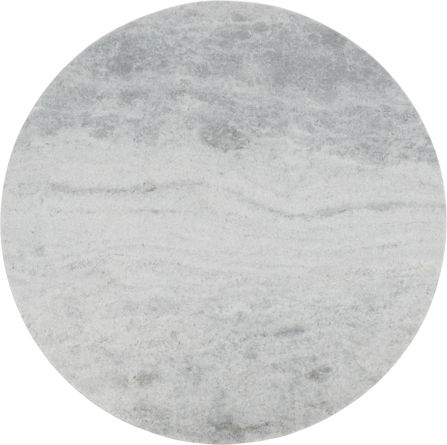 image:imageSAFAVIEH Couture Collection Madilynn Black Solid Wood Round Coffee TableBlackLight Grey