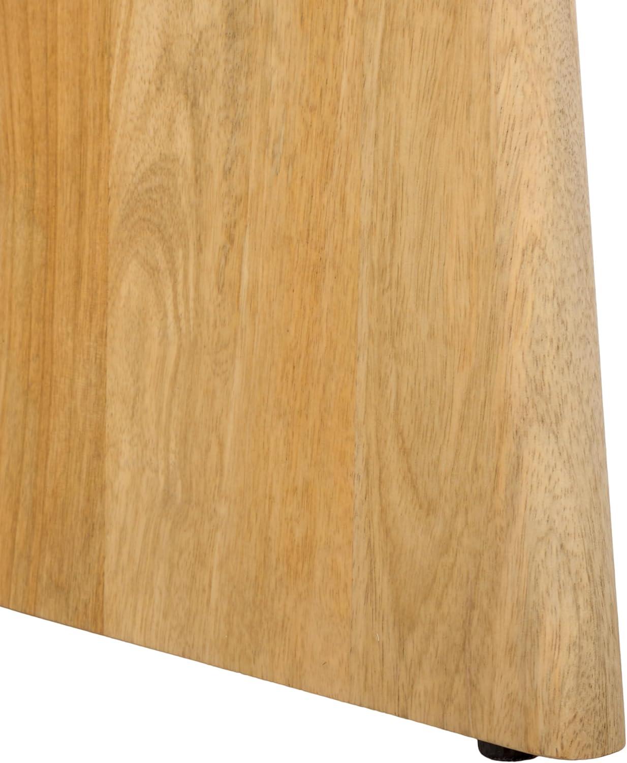 image:imageSAFAVIEH Couture Collection Madilynn Black Solid Wood Round Coffee TableNatural