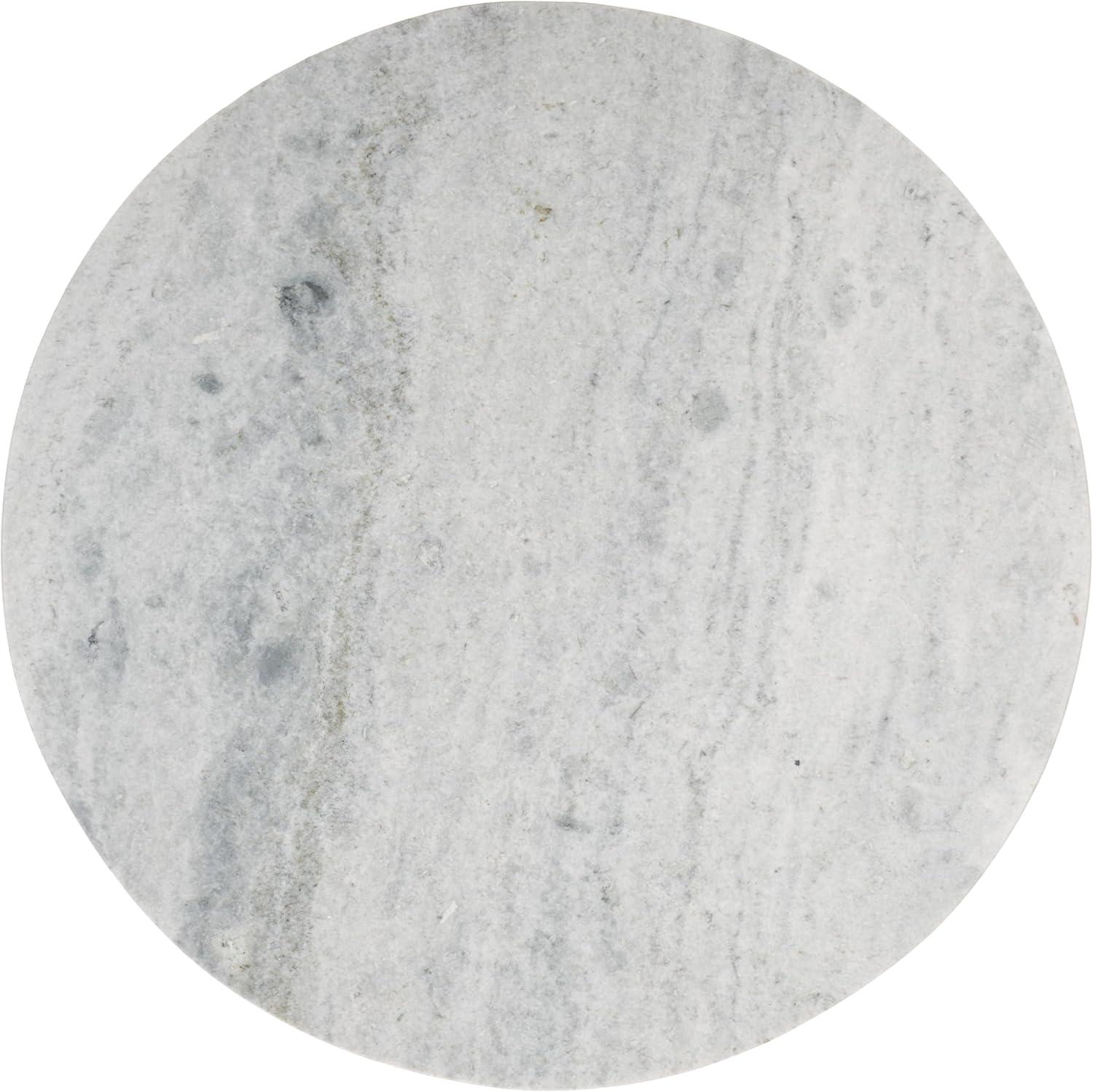 image:imageSAFAVIEH Couture Collection Madilynn Black Solid Wood Round Coffee TableNaturalLight Grey