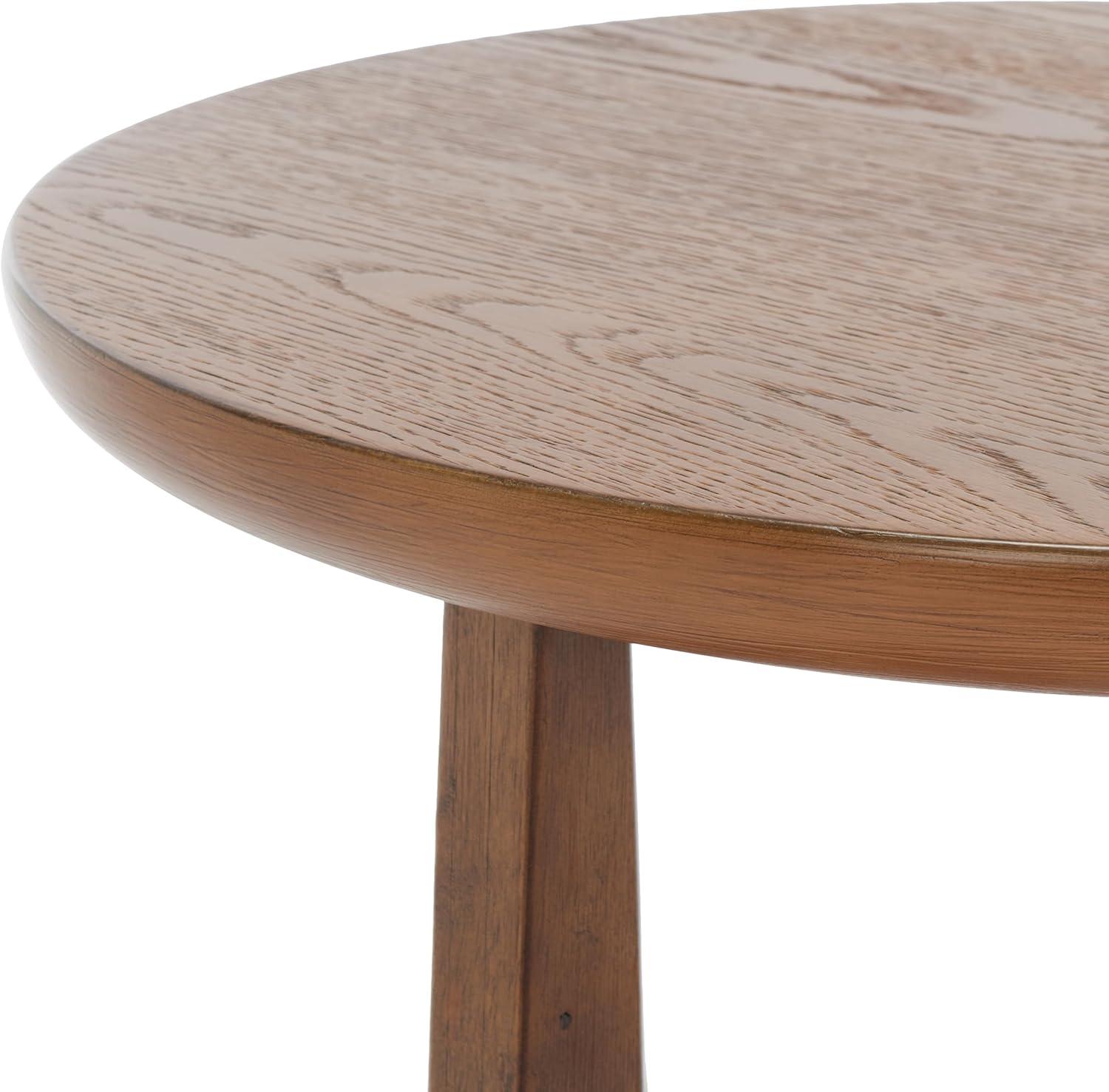 image:imageSAFAVIEH Couture Collection Sasha Medium Oak Veneer Accent TableMedium Oak