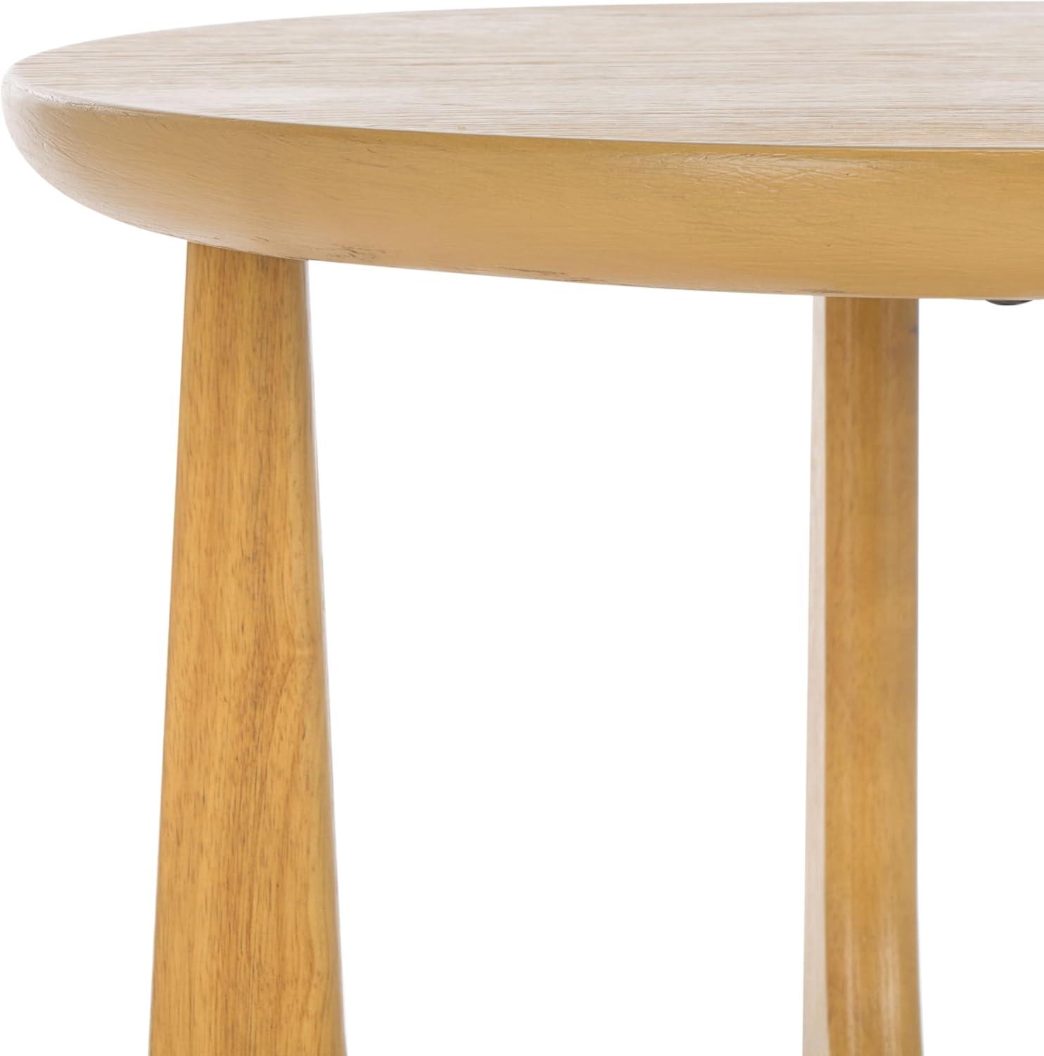 image:imageSAFAVIEH Couture Collection Sasha Medium Oak Veneer Accent TableNatural